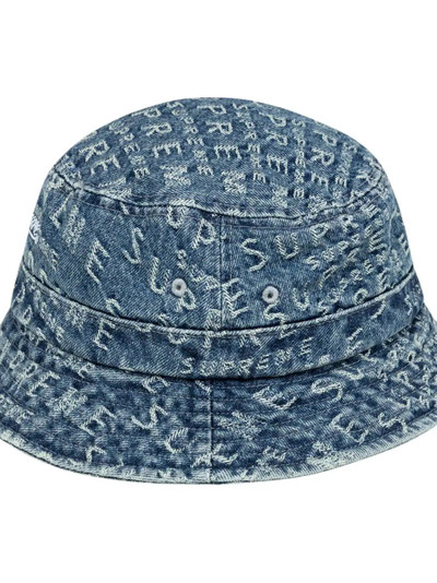 Supreme jacquard logo "SS 21" bucket hat outlook