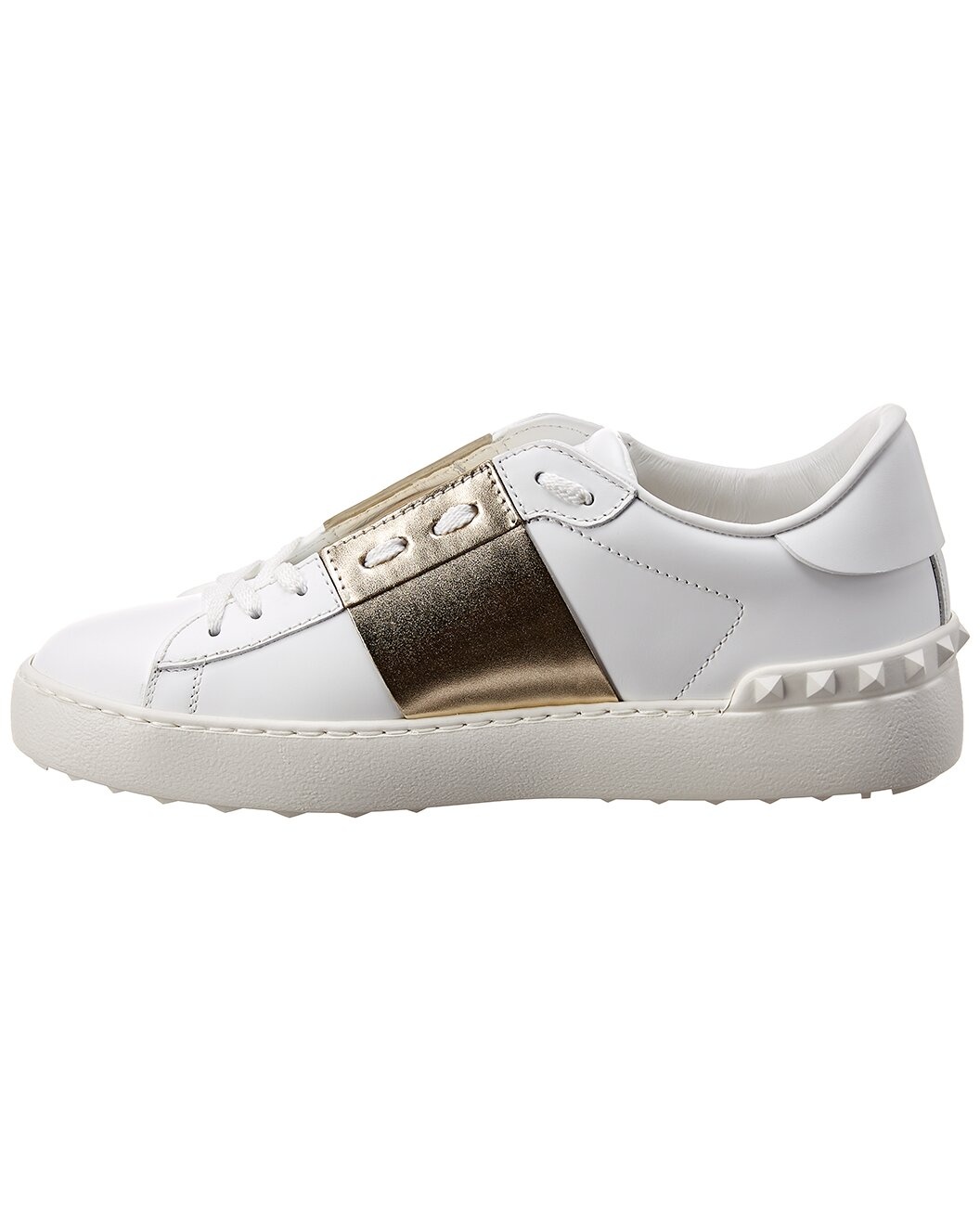 Valentino Rockstud Open Leather Sneaker - 2