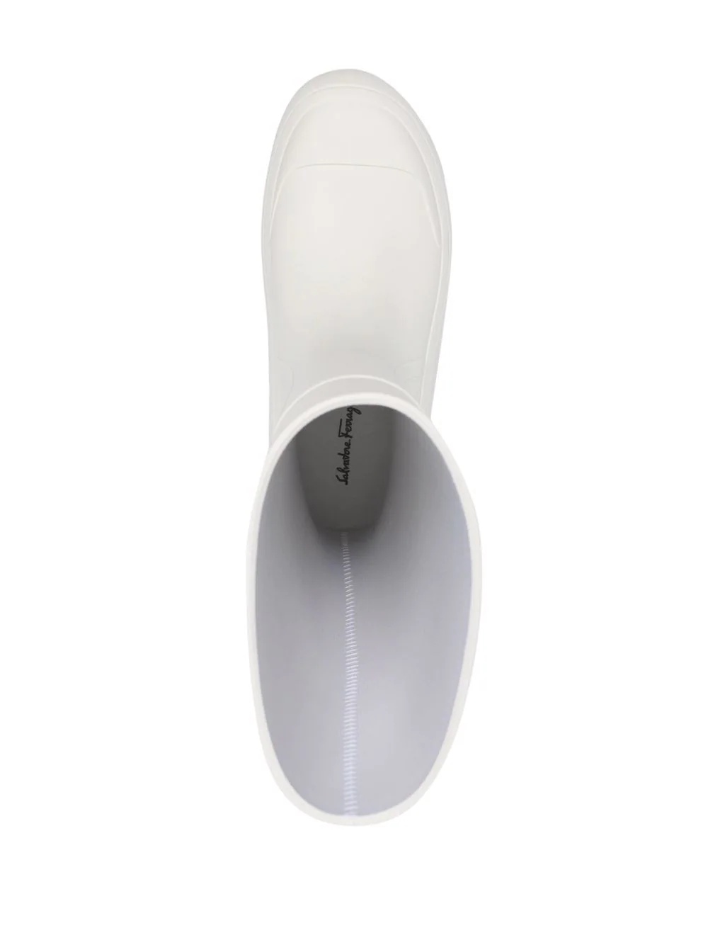 logo-embossed chunky rain boots - 4