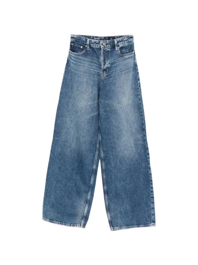Maxi Relax raw-hem jeans 1