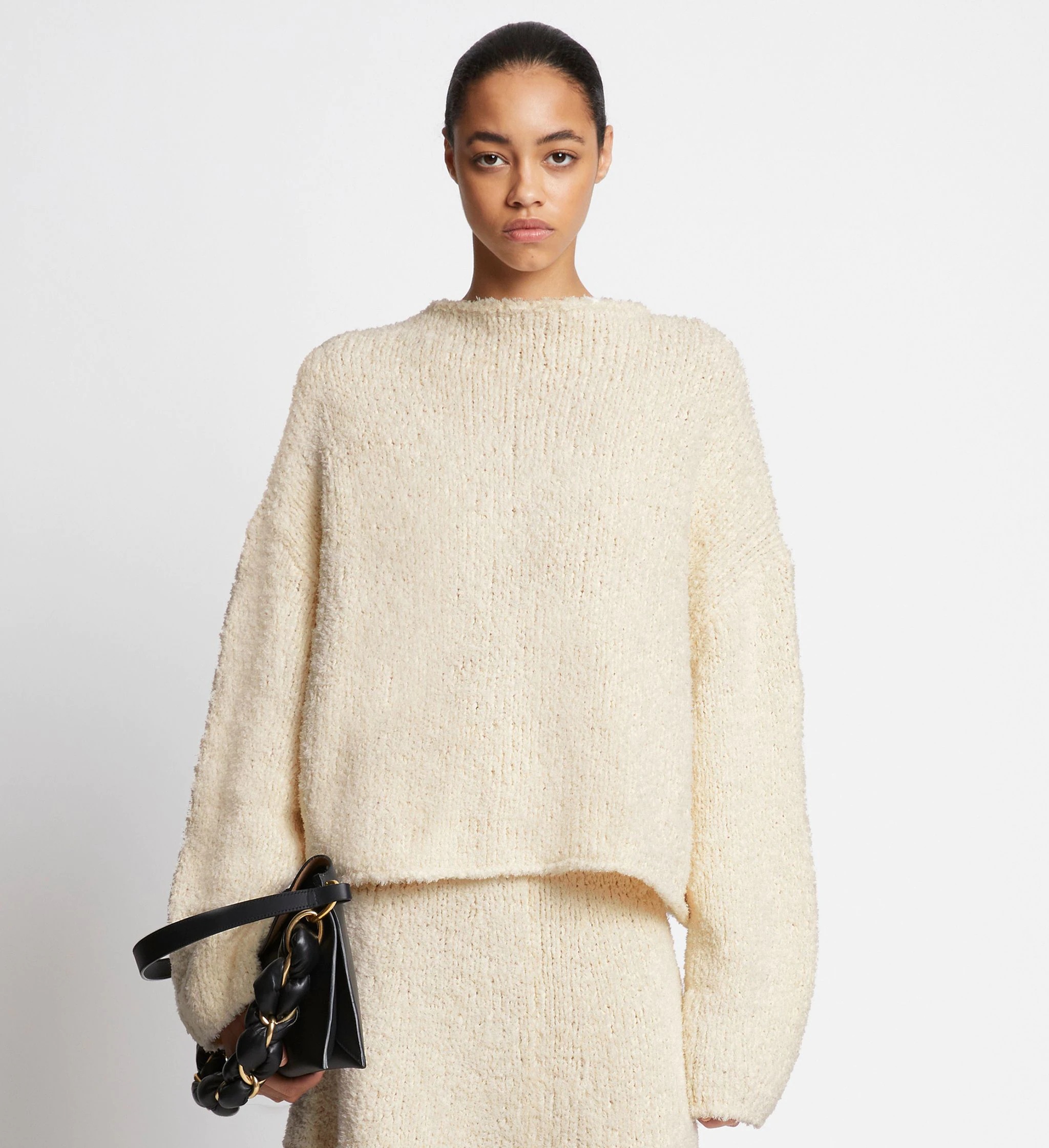Frayed Cotton Sweater - 2