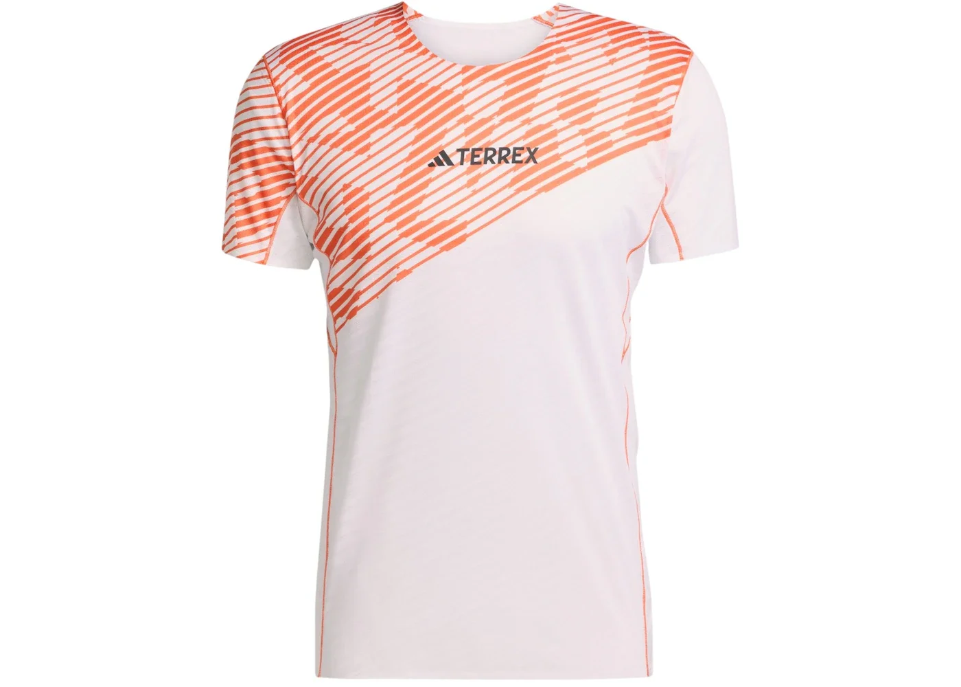 adidas Terrex Techrock Pro Tee White Semi Impact Orange - 1