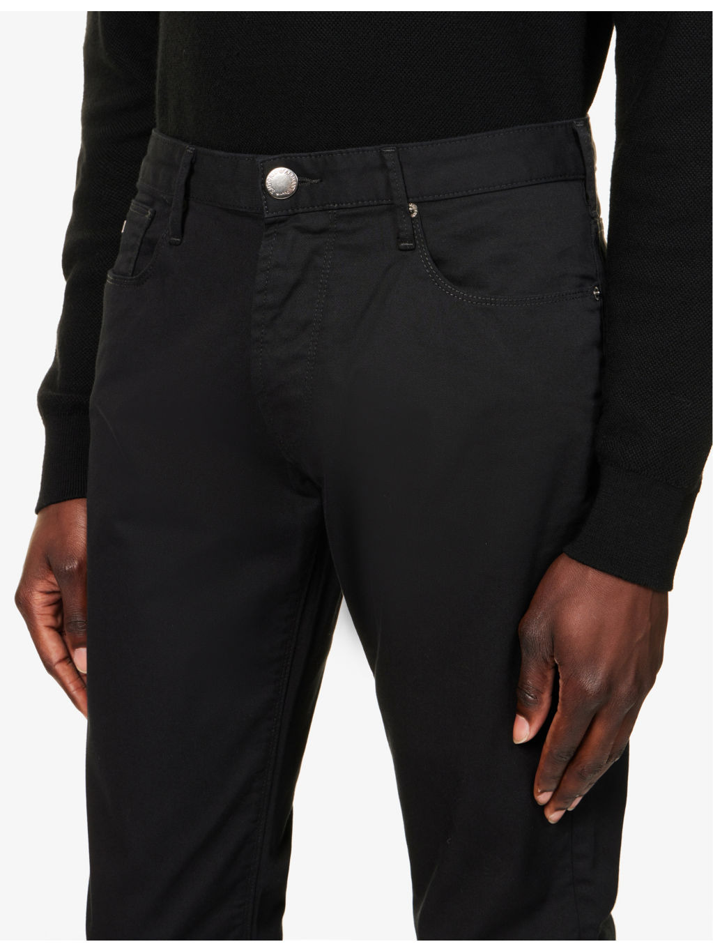 J06 Gab straight-leg mid-rise stretch-denim jeans - 5