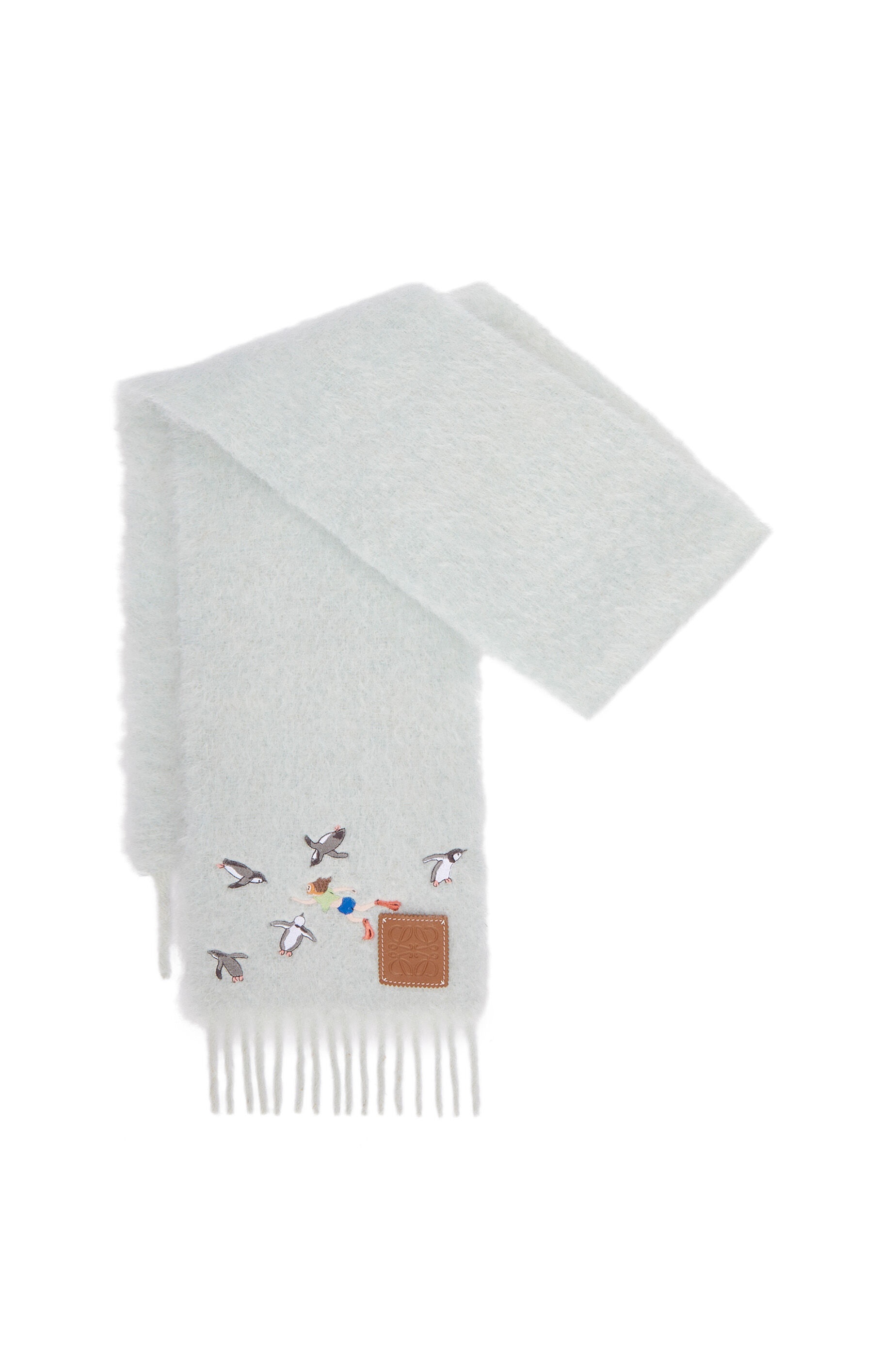 Scarf in mohair and wool - 2