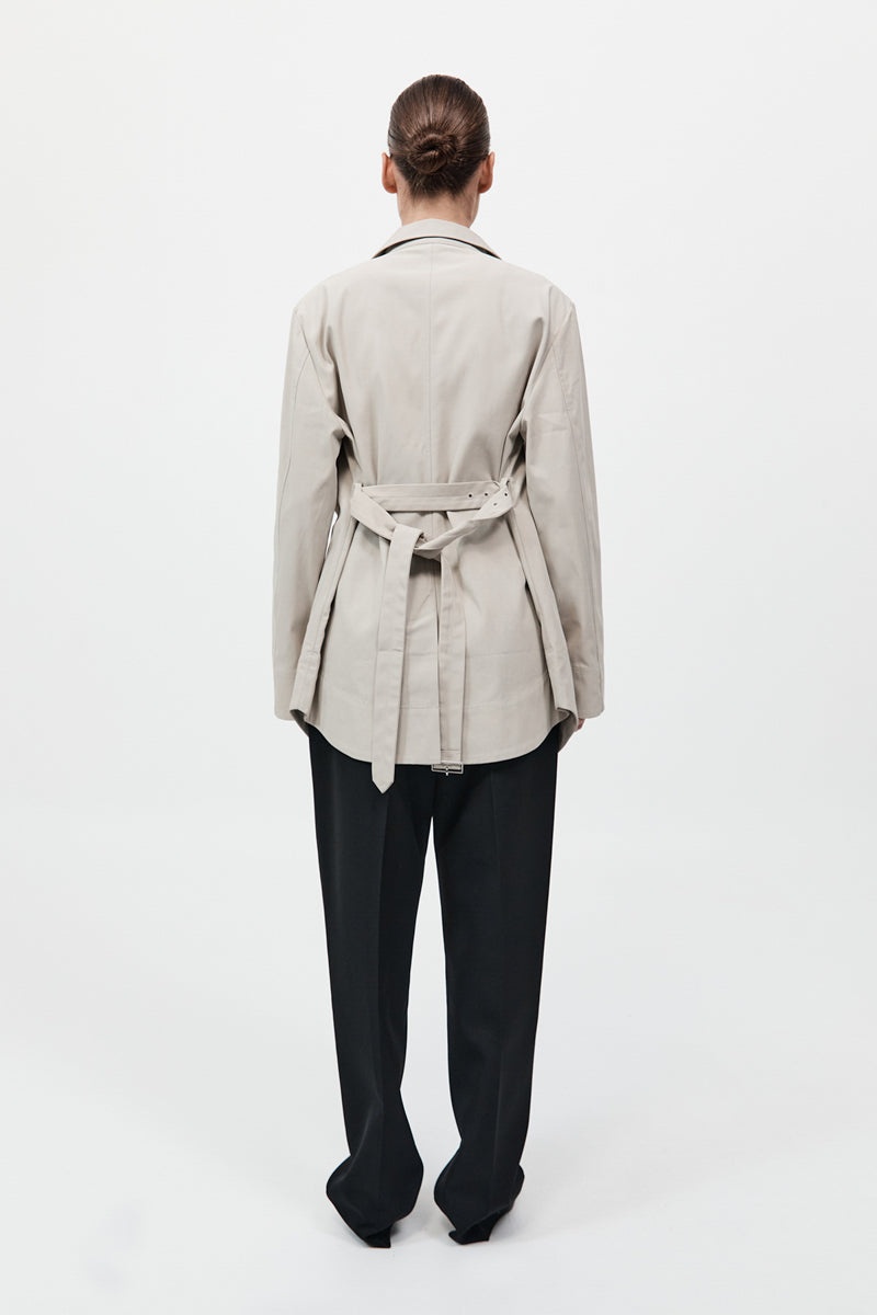 Utility Shirt Jacket - Creme - 6