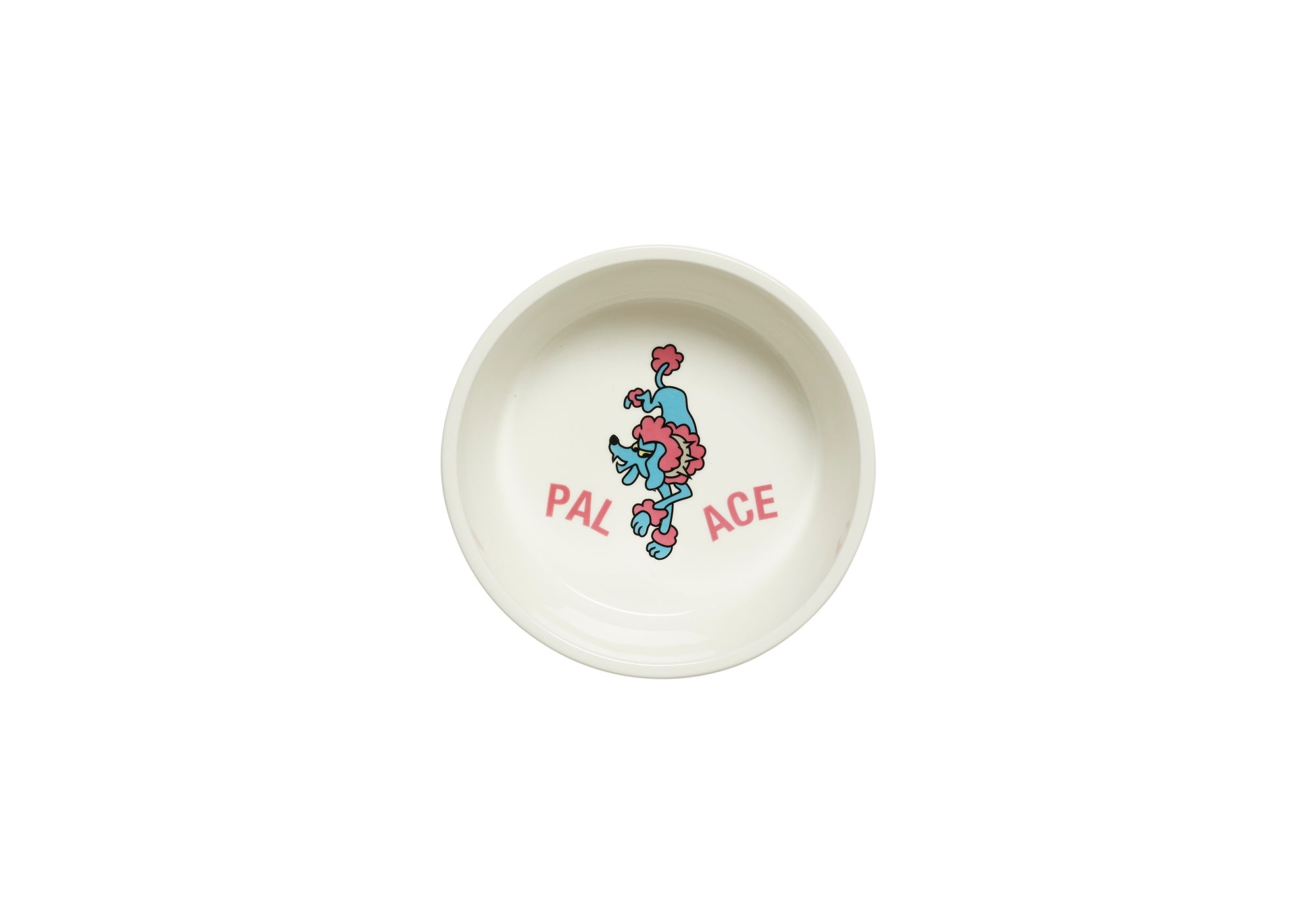 POODLE DOG BOWL WHITE - 2