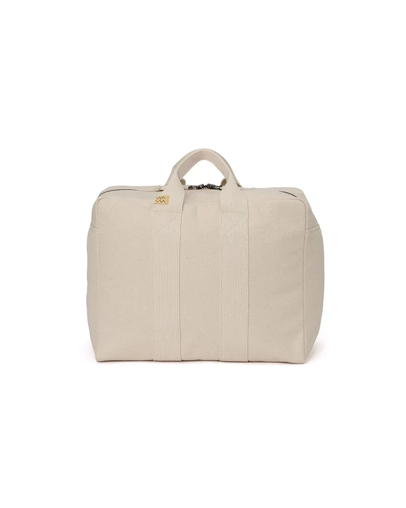 CANVAS PLURA BAG (M) IVORY - 1