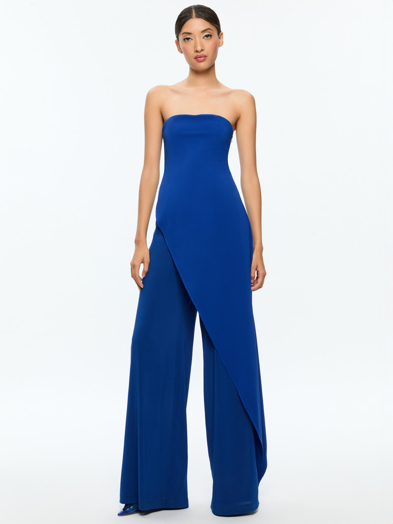 ALONDRA STRAPLESS ASYMMYETRIC JUMPSUIT 1