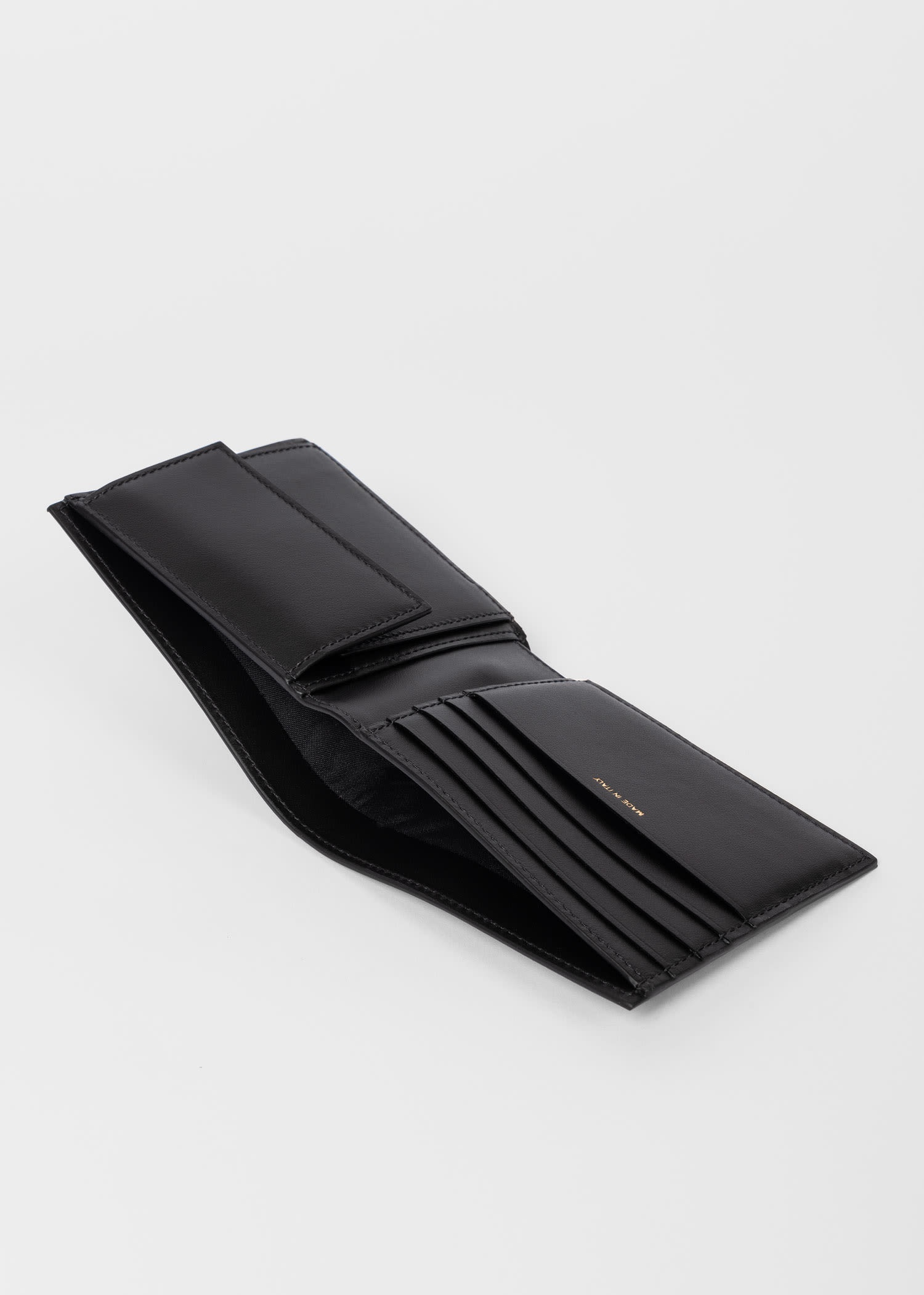 'Signature Stripe Block' Billfold And Coin Wallet - 3