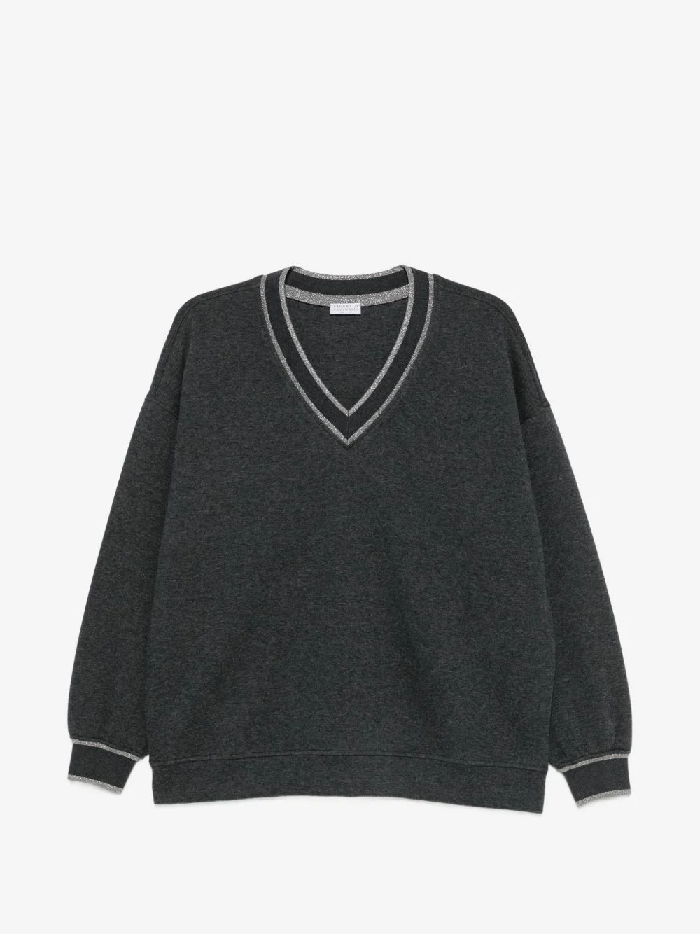 V-neck sweatshirt - 1