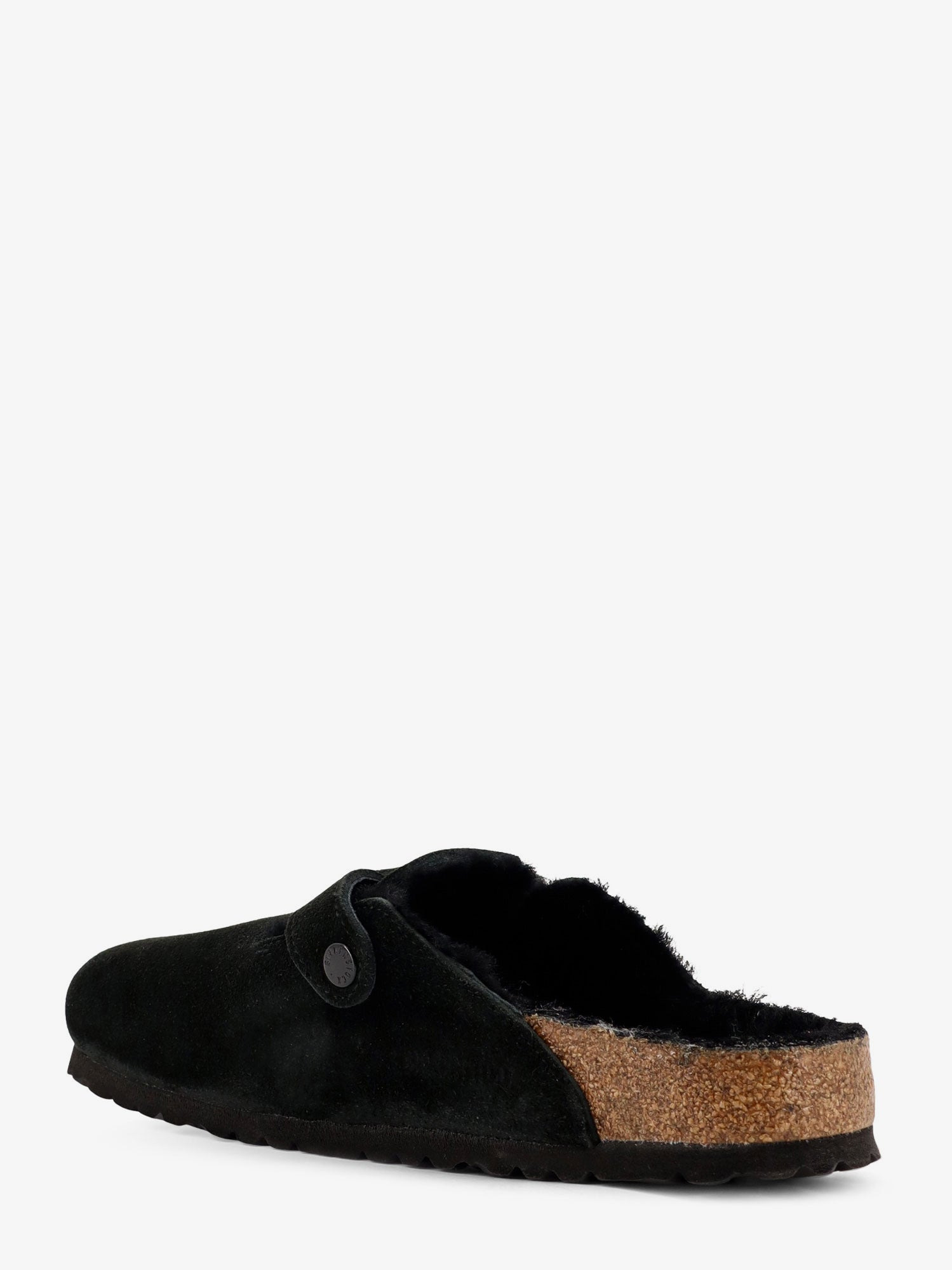 Boston Vl/Shearling Suede Mule - 3