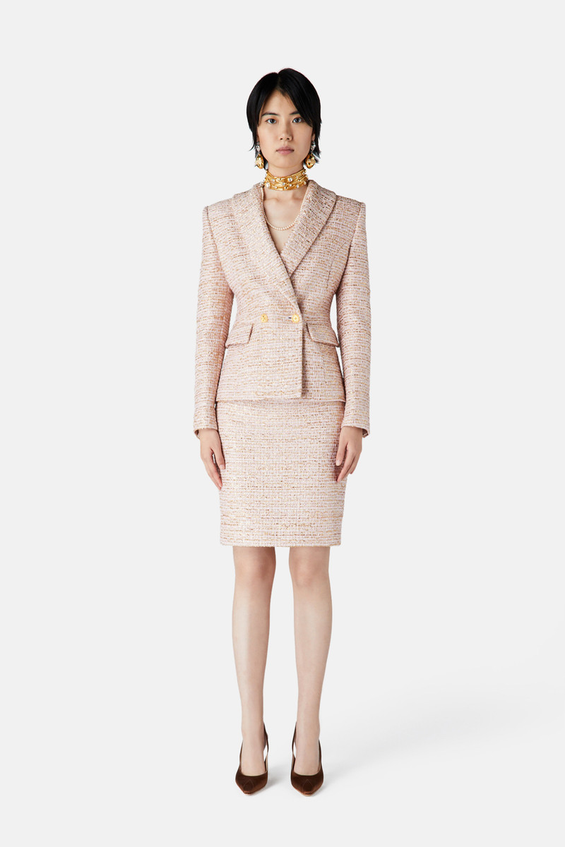 Alessandra Rich LUREX TWEED JACKET outlook