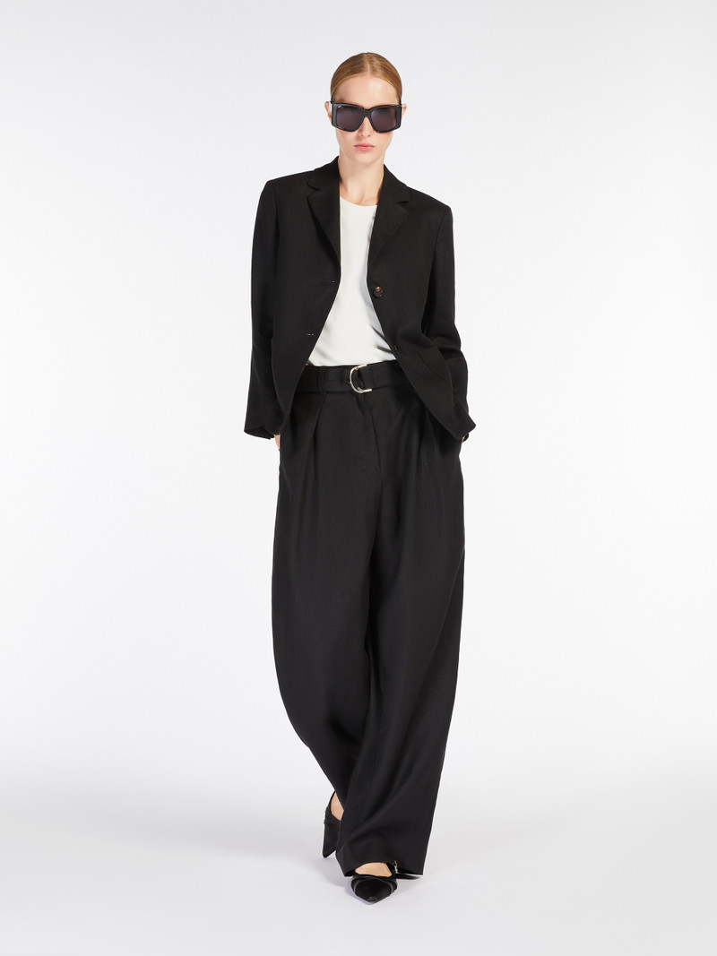 'S Max Mara ARRIGO Heavy linen canvas jacket outlook
