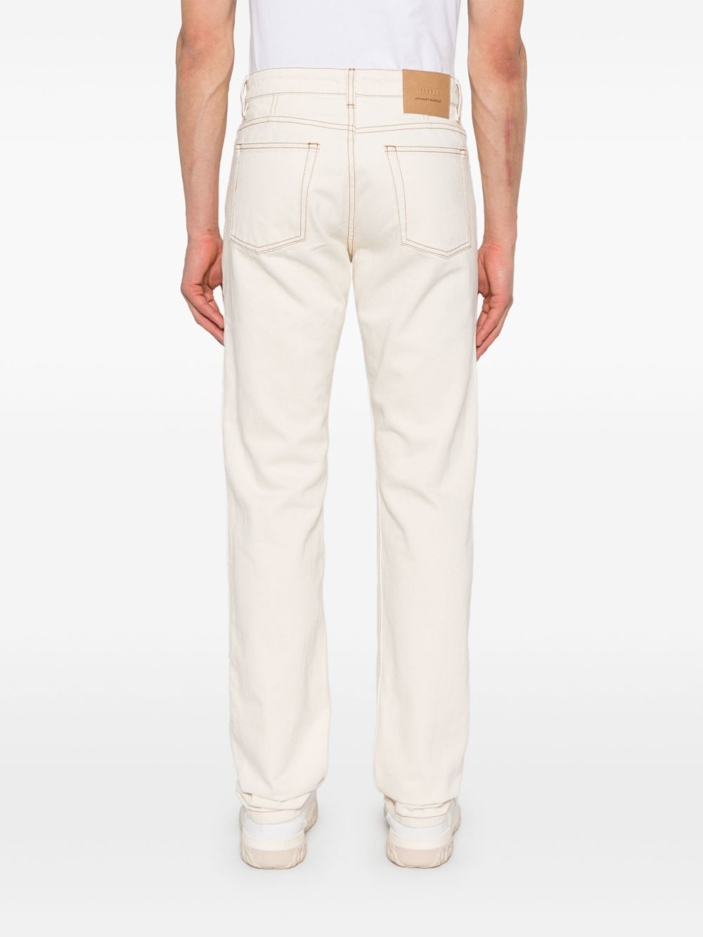 logo-patch jeans - 4