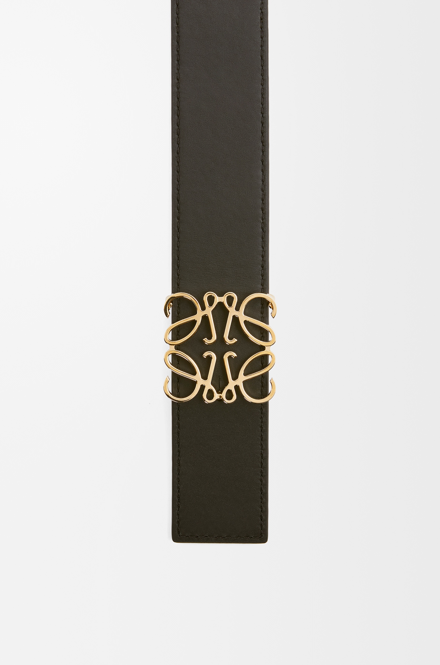Reversible Anagram belt in smooth calfskin - 4