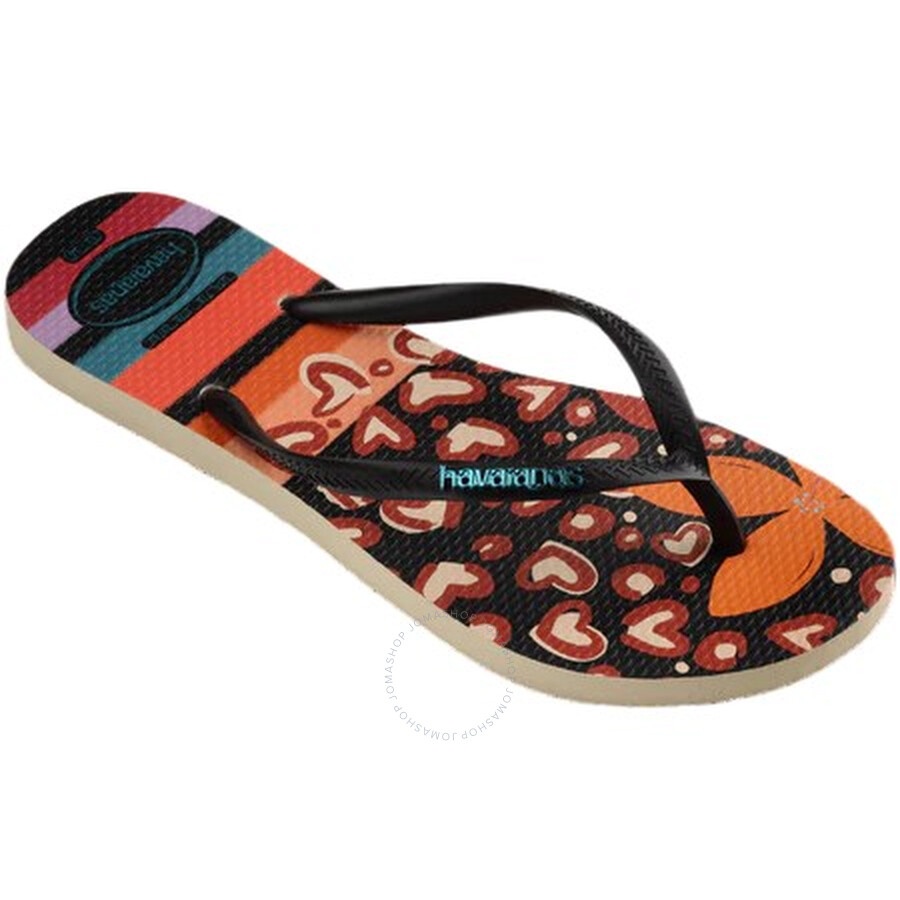 Havaianas - Havaianas Slim Patchwork Stripe Flip Flops - 2