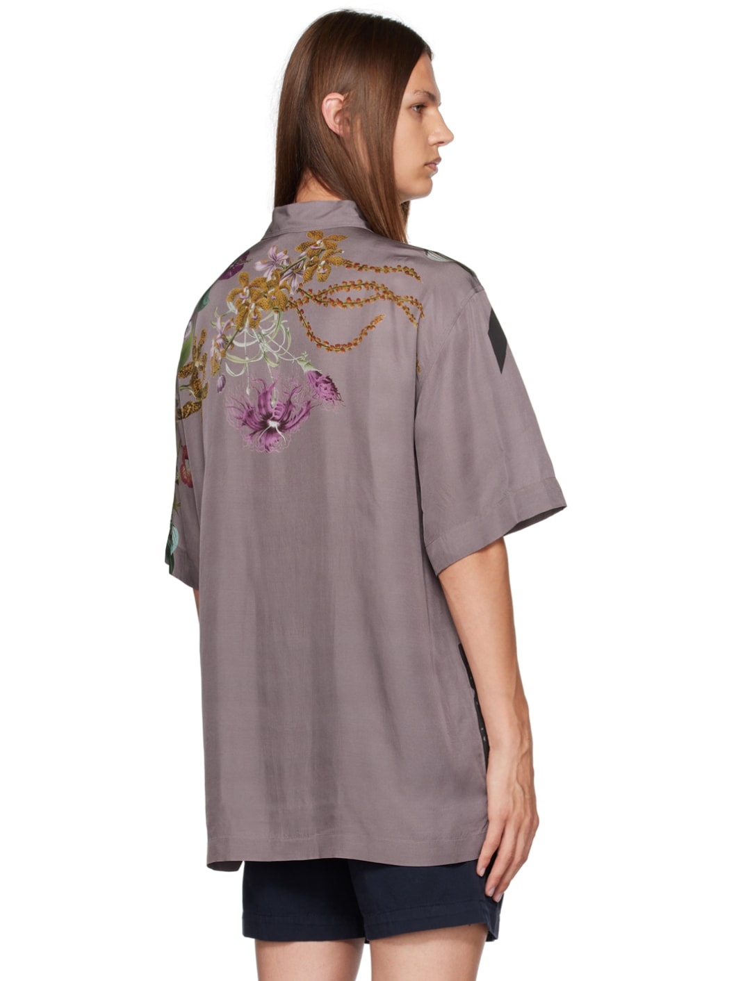 Purple Printed Shirt - 3
