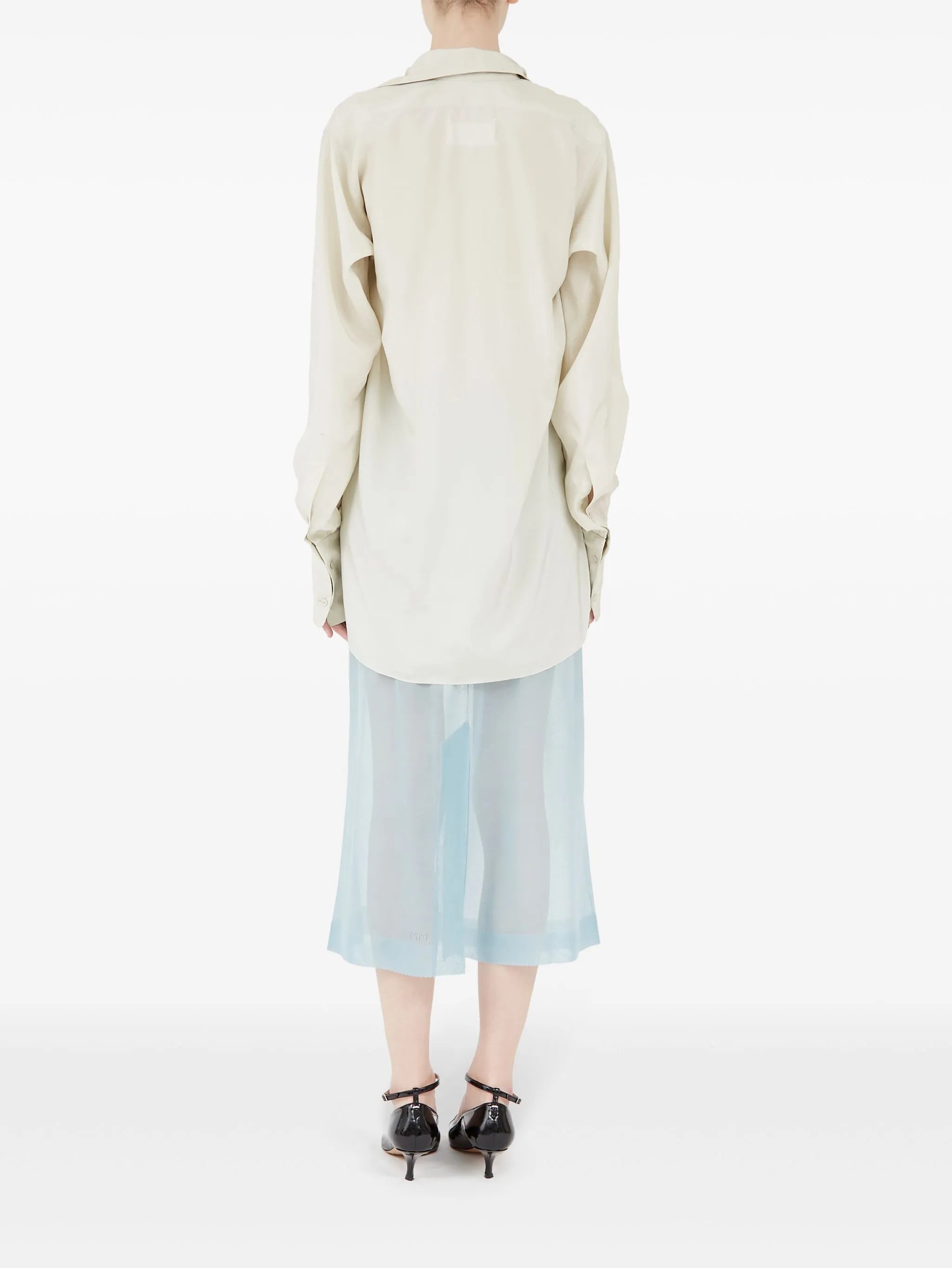 Long-sleeve Buttoned Shirt - 4