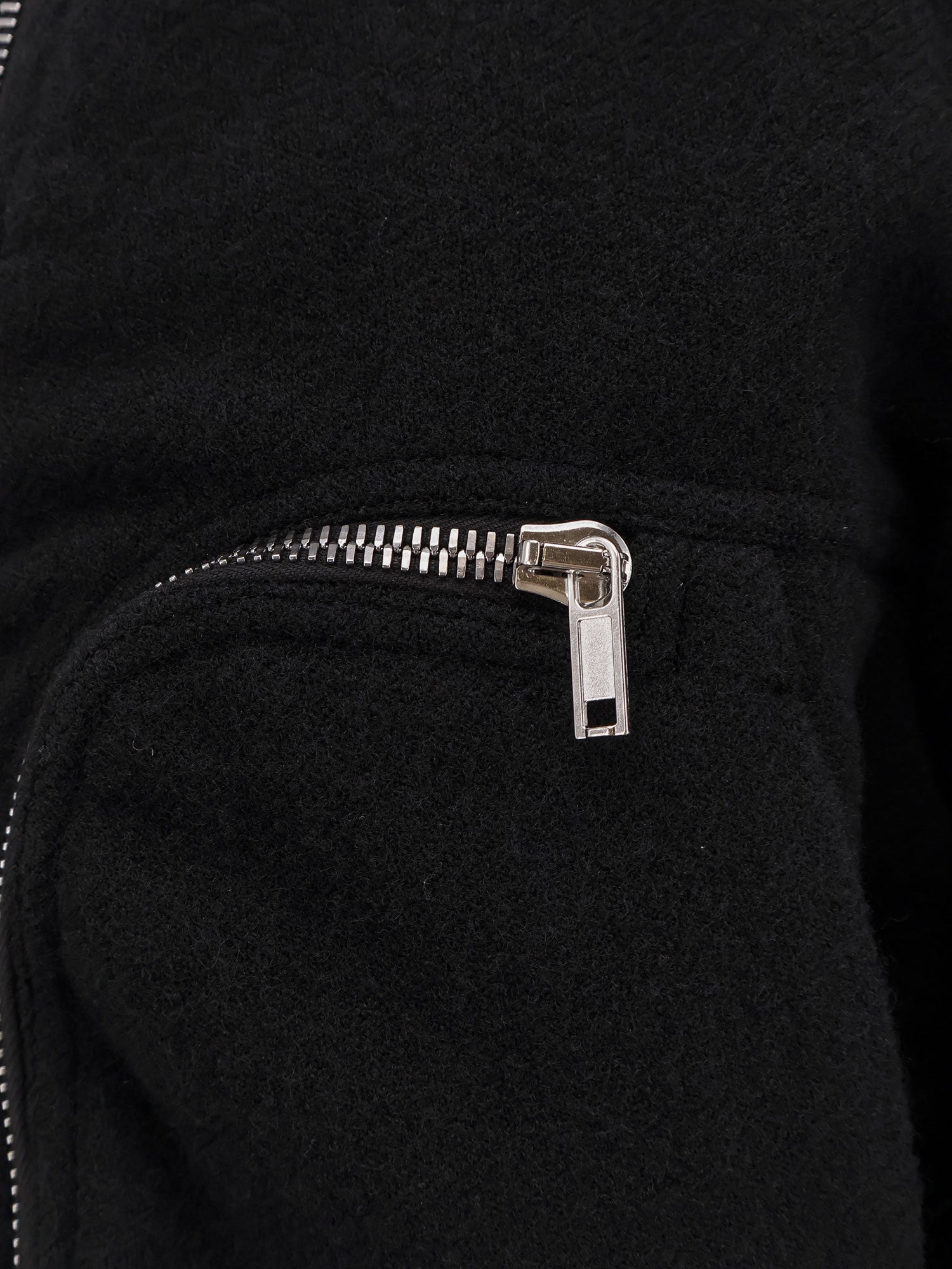 Rick Owens Men Bauhaus Flight Virgin Wool Bomber - 5