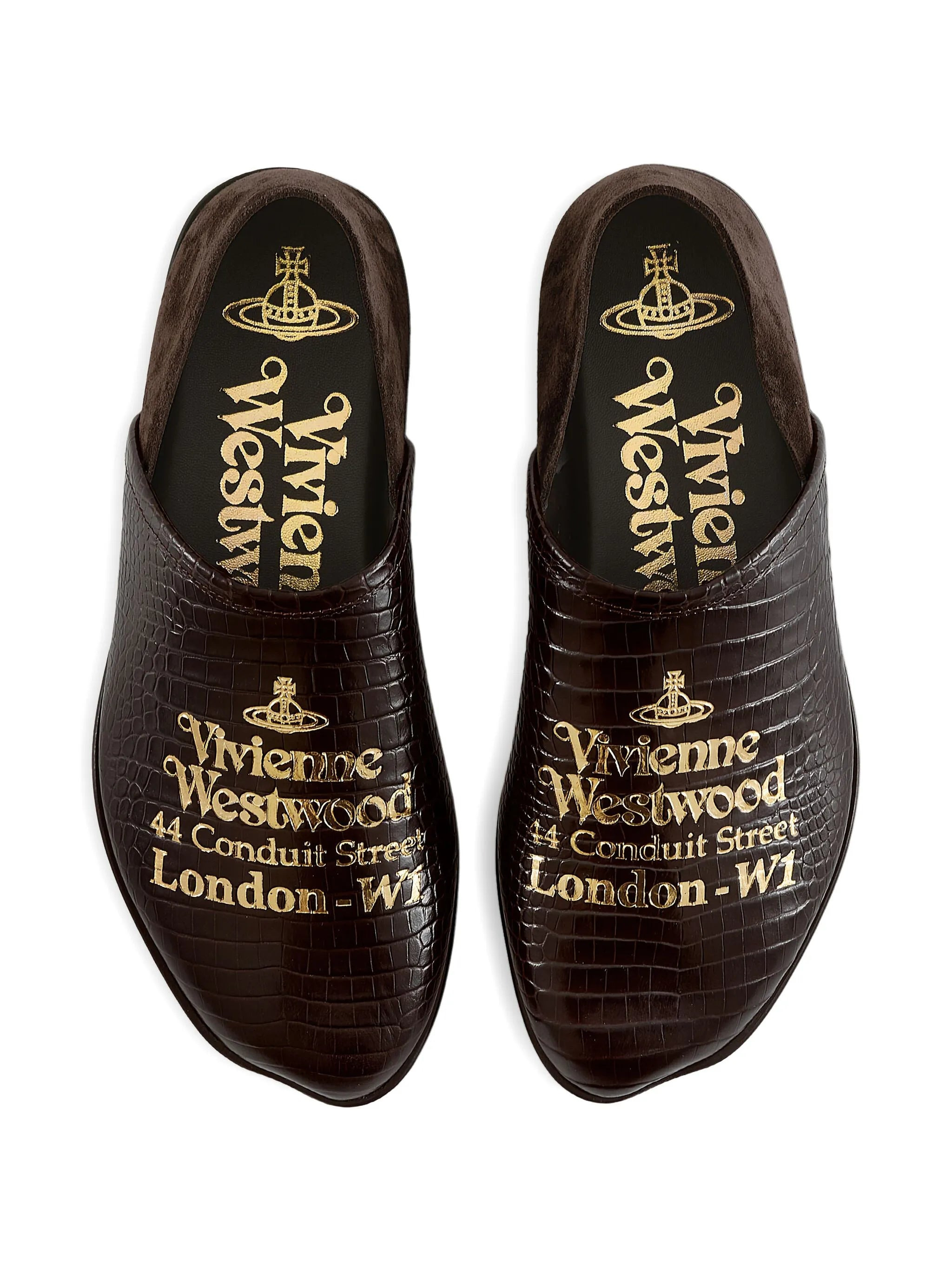 Vivienne Westwood Tuesday Crocodile-effect Logo Loafers - 3