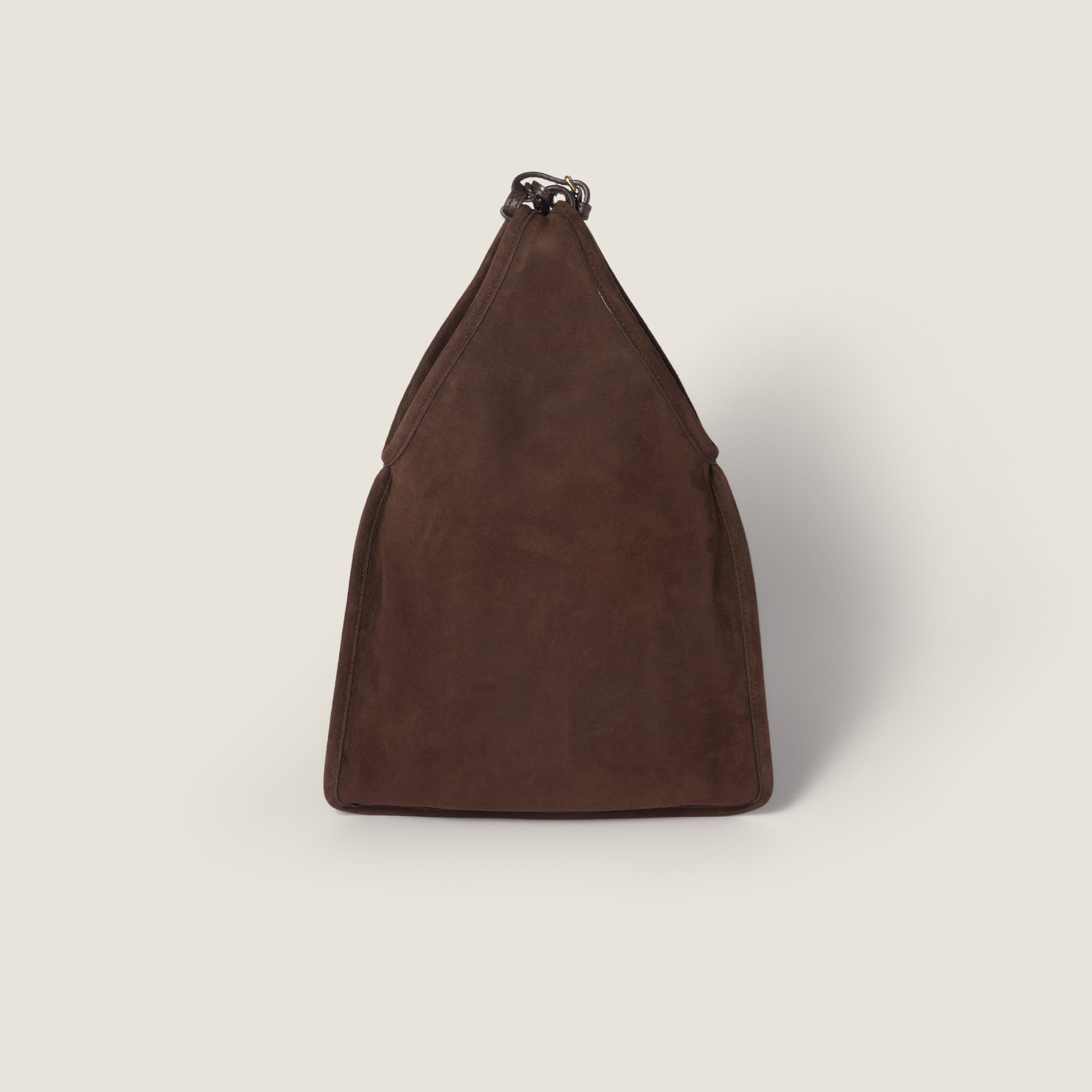 Suede handbag with tassels - 3