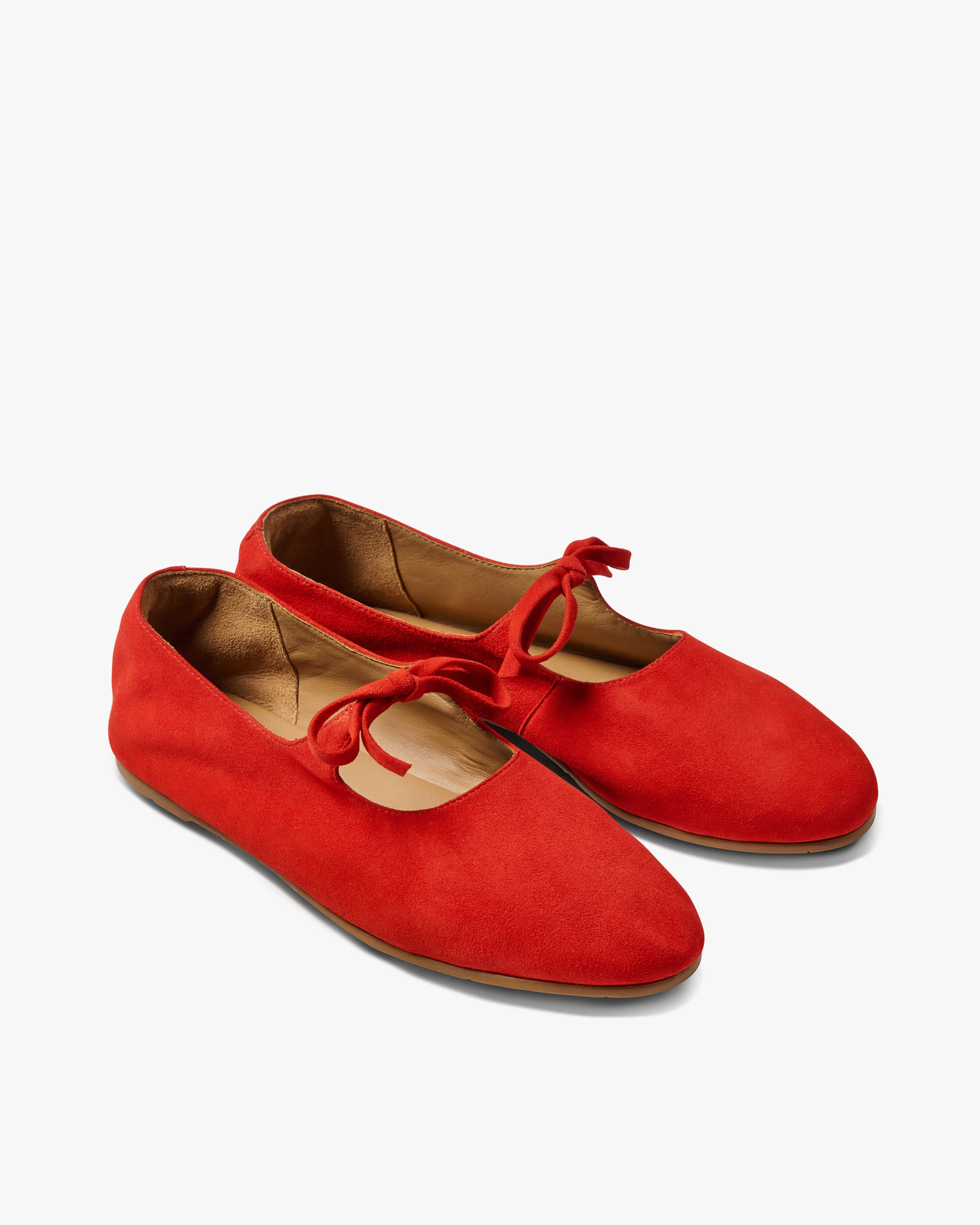 Crane Bow Suede Mary Jane Shoe - 1