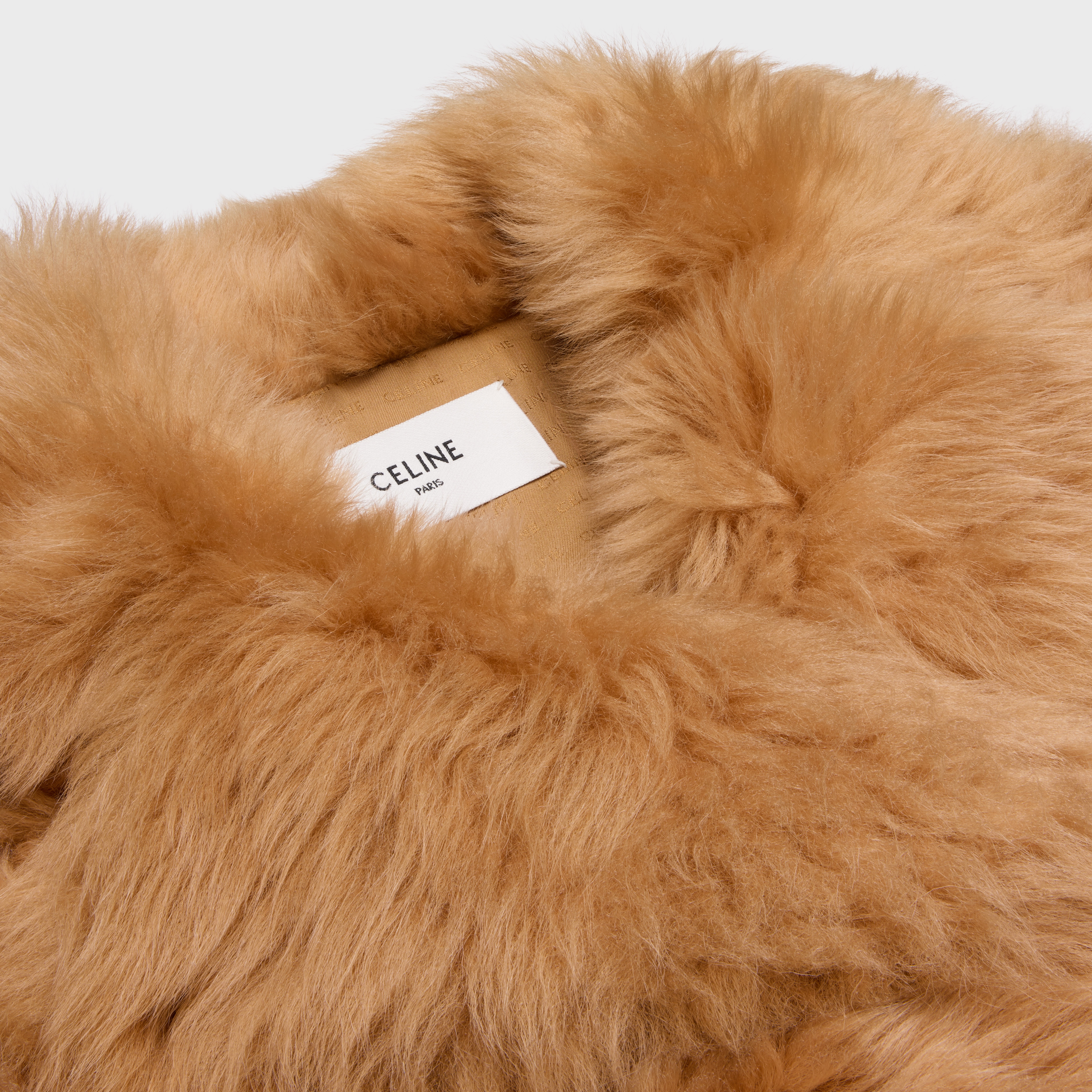 peacoat in shearling lambskin - 3