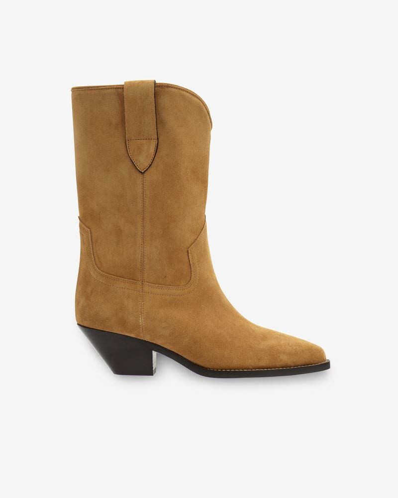 DAHOPE SUEDE COWBOY BOOTS - 1