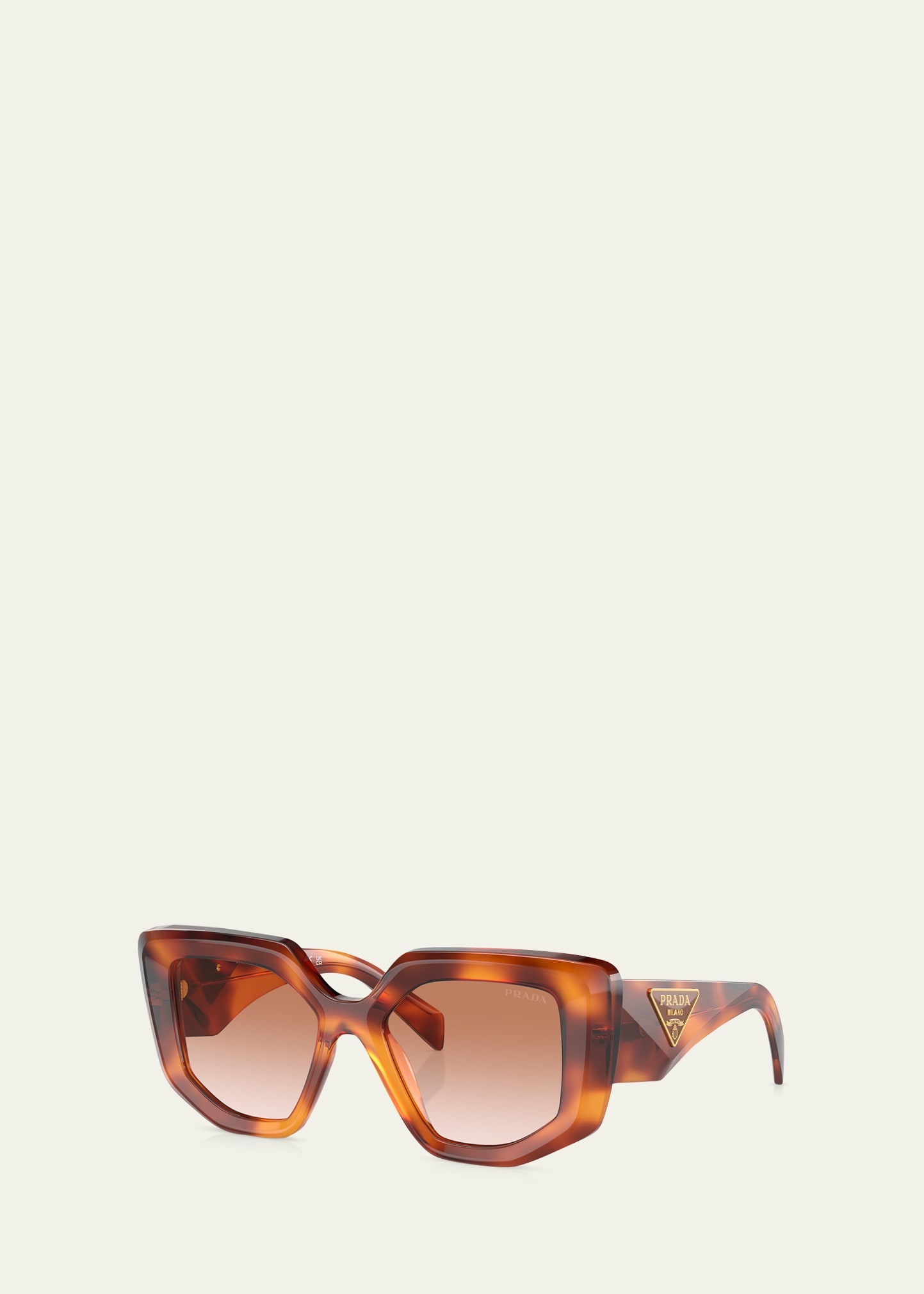 Logo Emblem Acetate Cat-Eye Sunglasses - 2