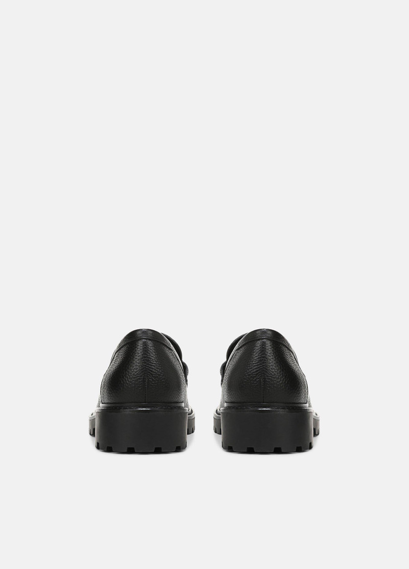 Vince Delmore Leather Lug-Sole Loafer outlook