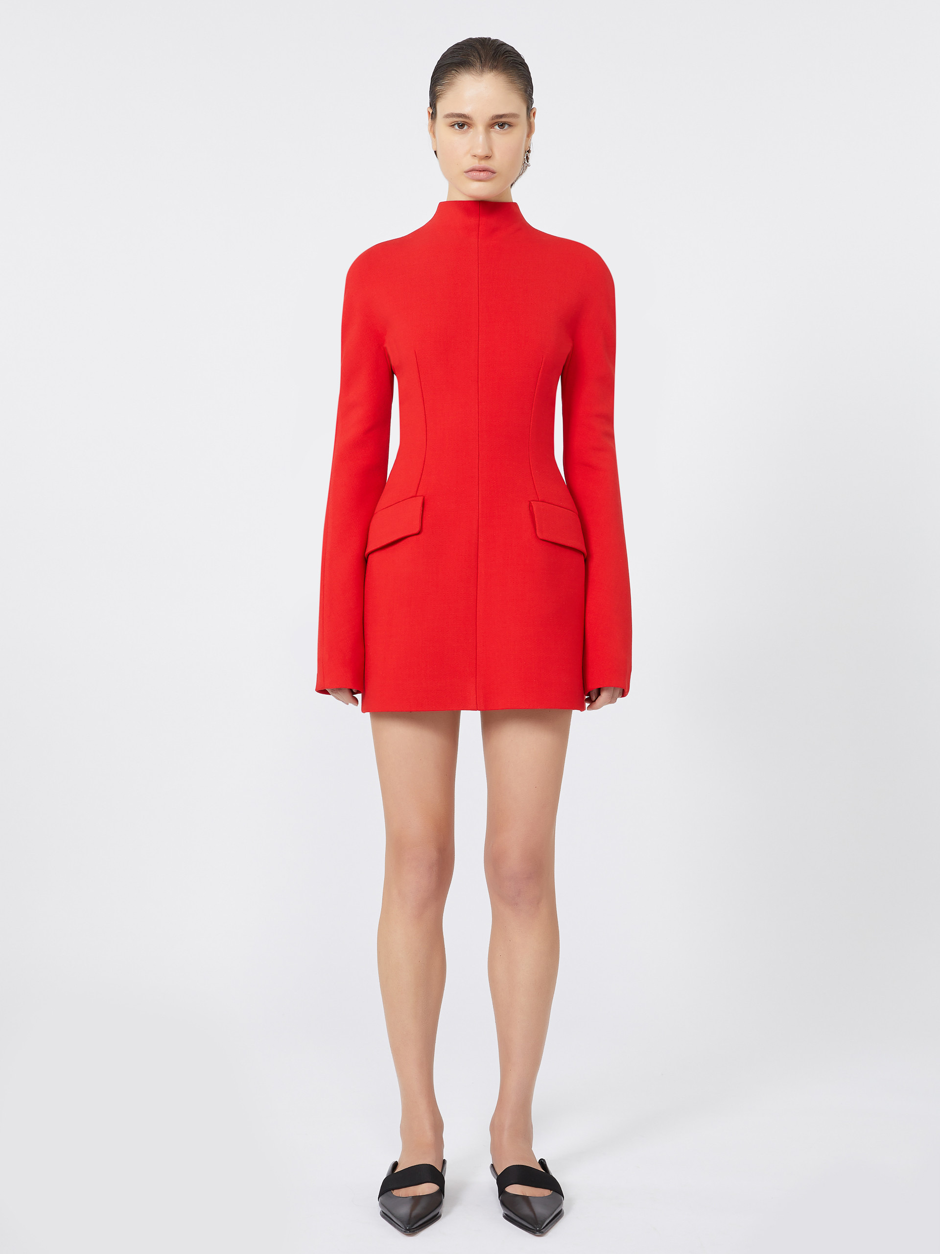 TEFRITE Short dress with contoured sides - KLEPSYDRA CAPSULE - 3