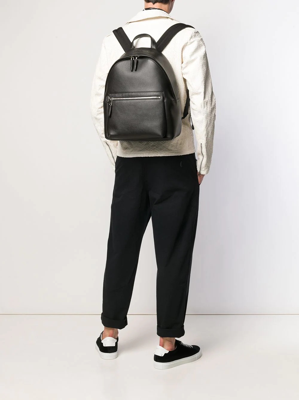 zipped small backpack - 2