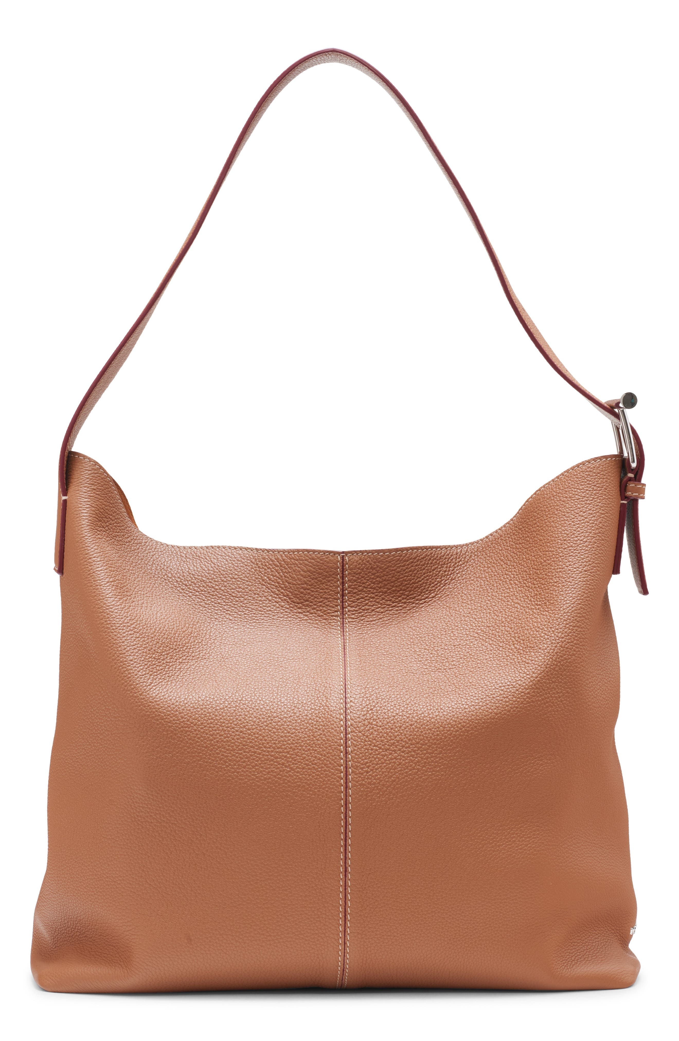 McQueen T-Bar Sling Hobo Bag in 2116 Pecan/Silver at Nordstrom - 1