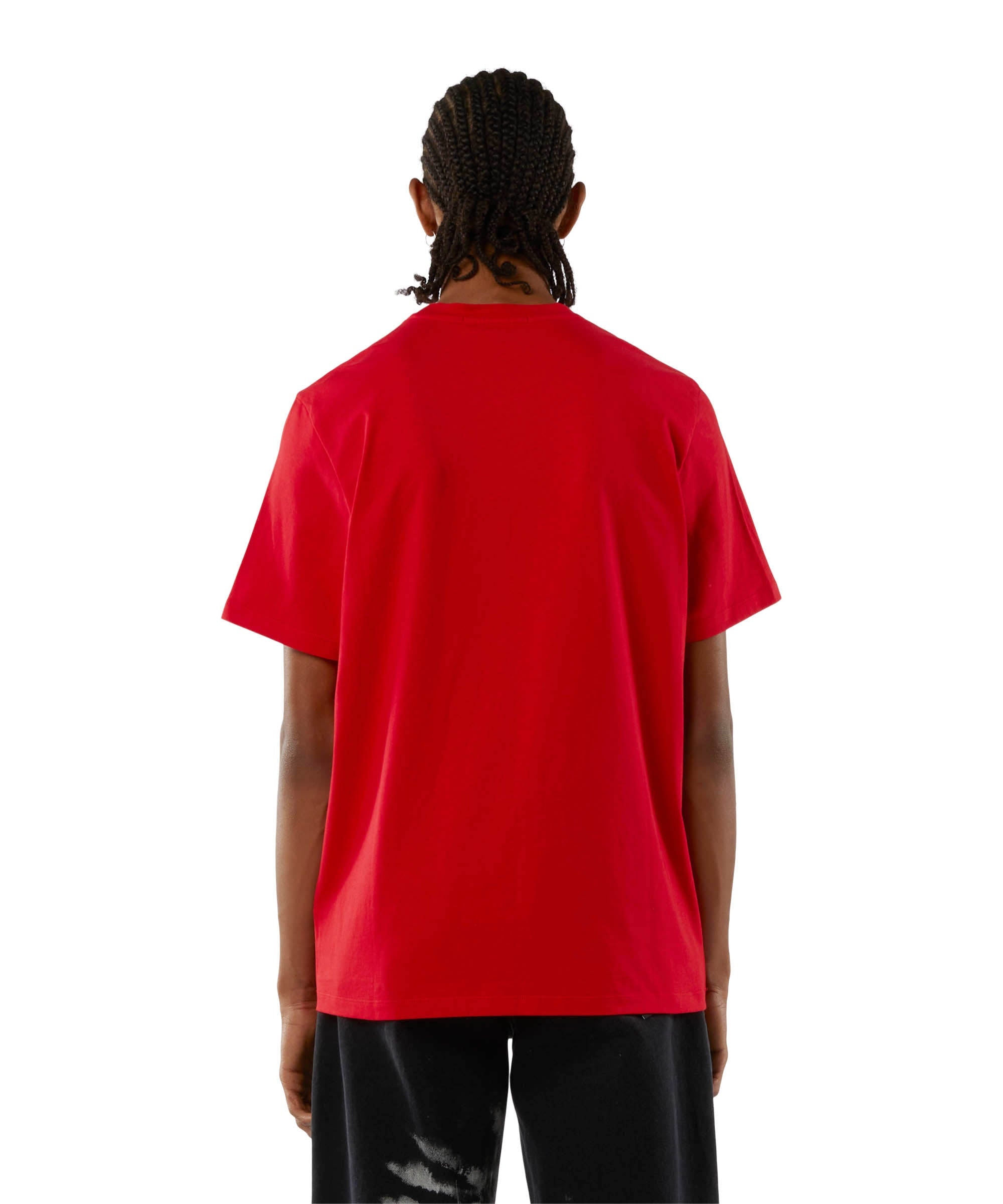 Cotton T-shirt with brushed logo - 4