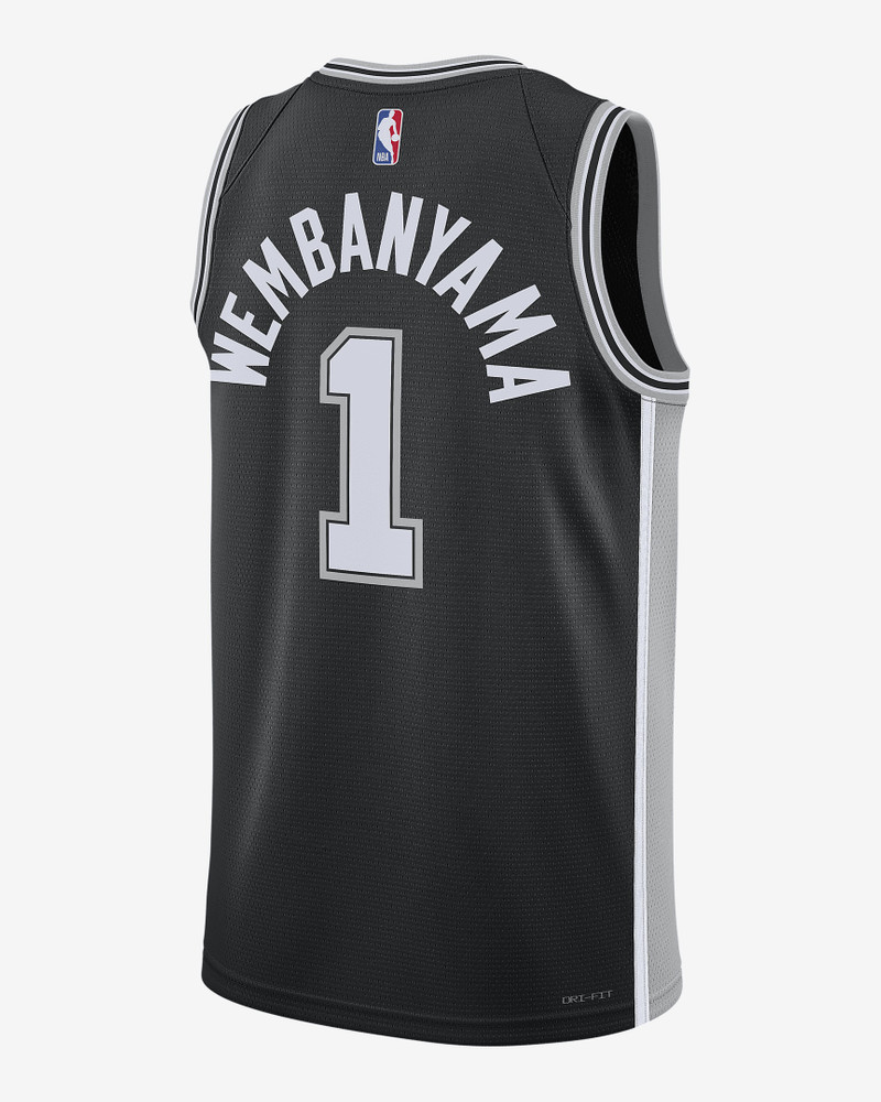 Nike San Antonio Spurs Icon Edition 2022/23 Nike Men's Dri-FIT NBA Swingman Jersey outlook