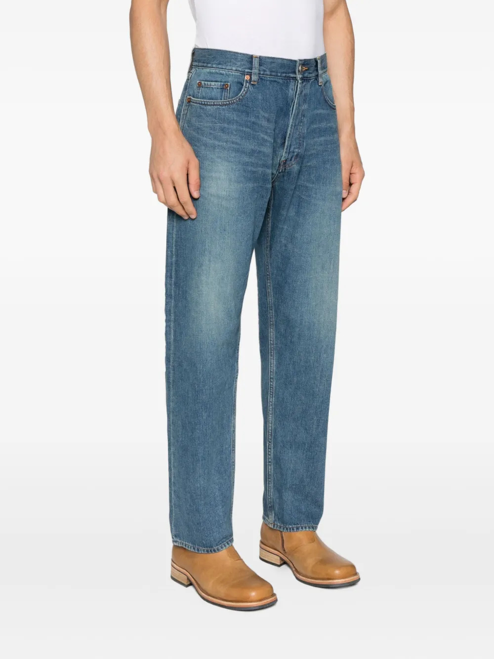 SAINT LAURENT - Men Mock Waist Extended Length Pants - 2