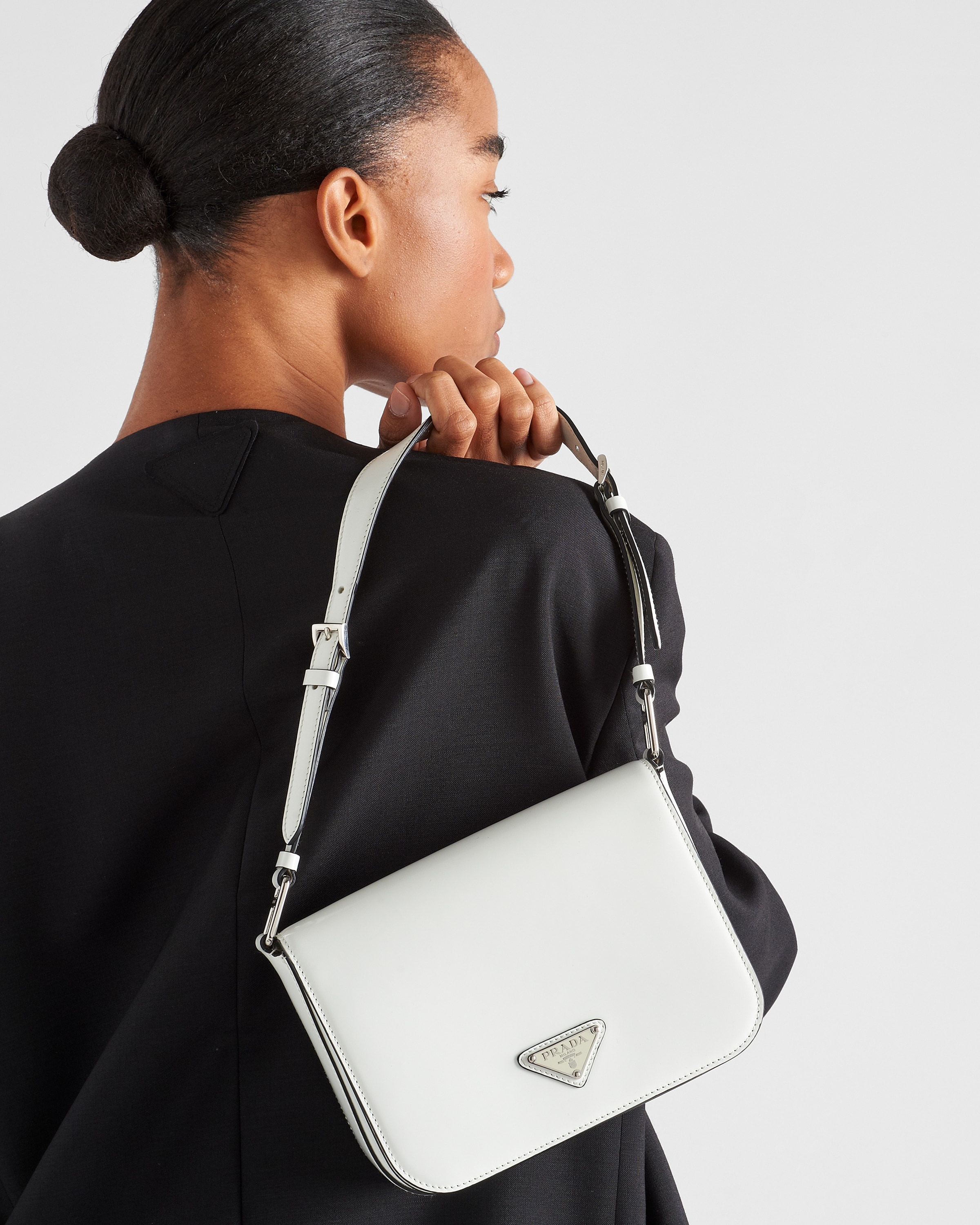 Brushed leather shoulder bag - 2