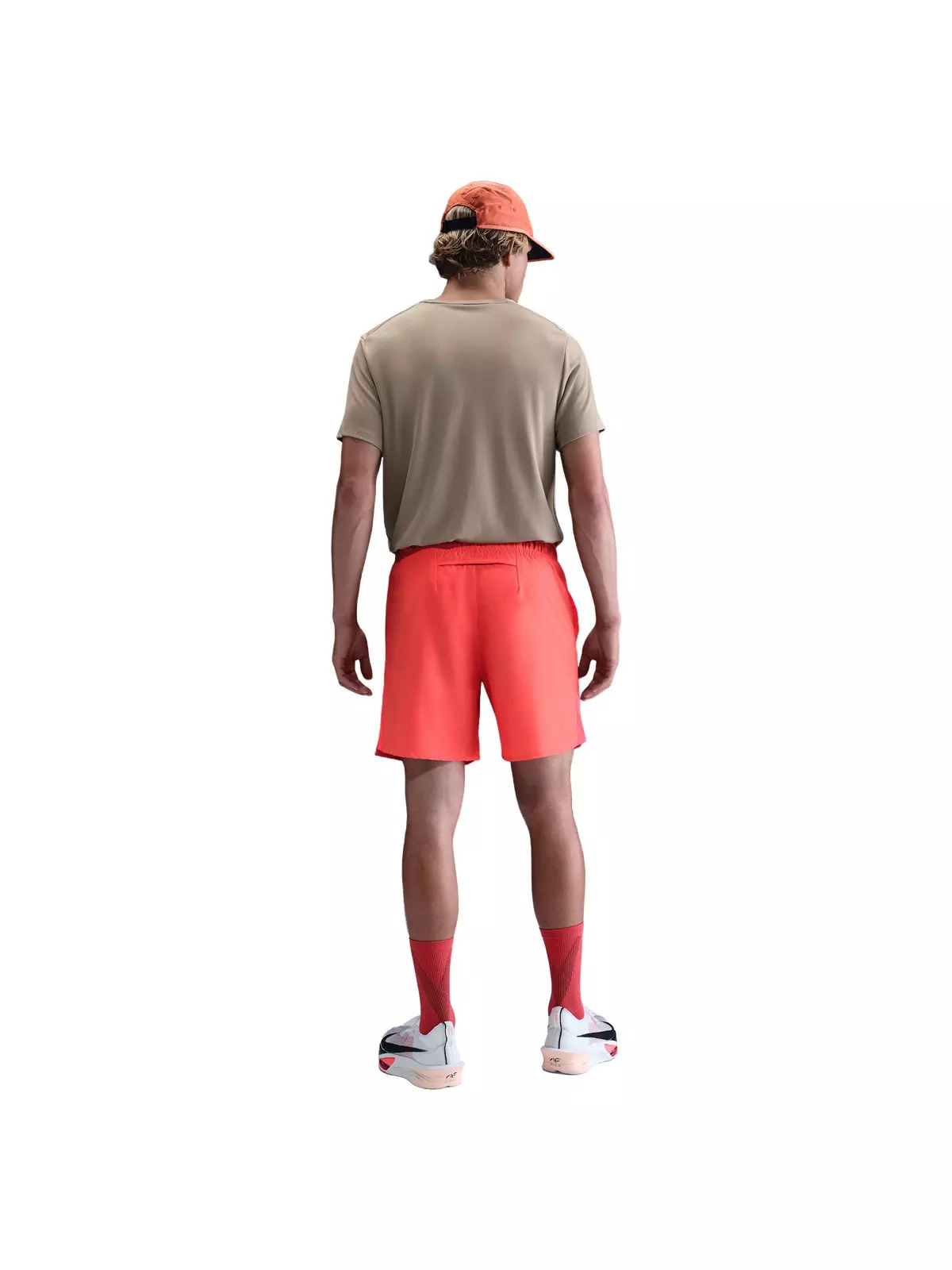 Men's Challenger Dri-FIT 7" Brief-Lined Running Shorts -Red - 2