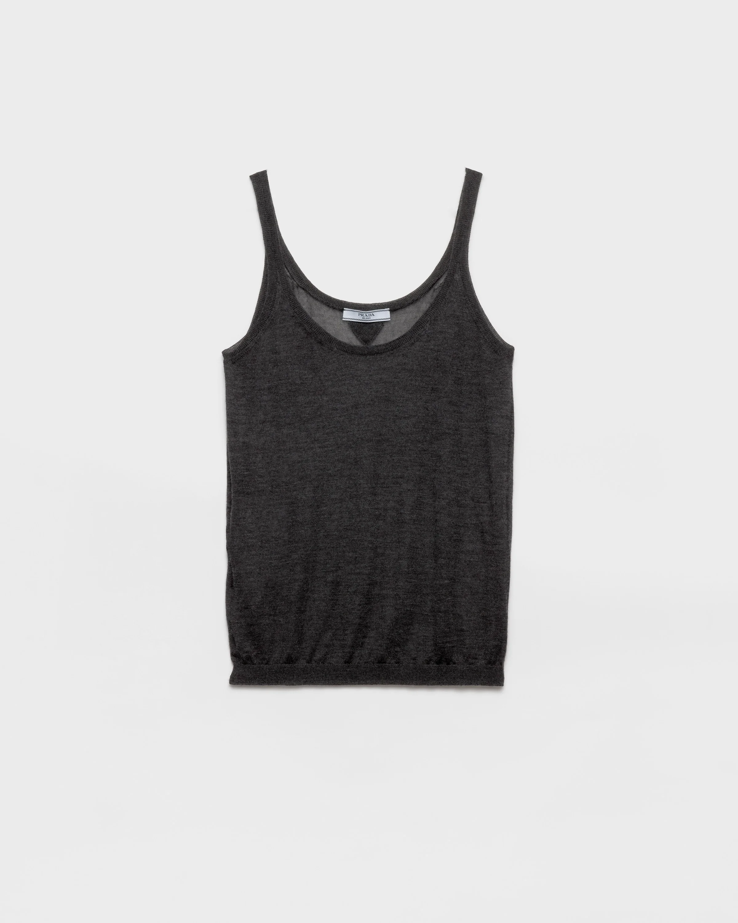 Cashmere and silk tank top - 1