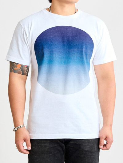 Blue Blue Japan Big Circle T-Shirt in Blue Gradient outlook