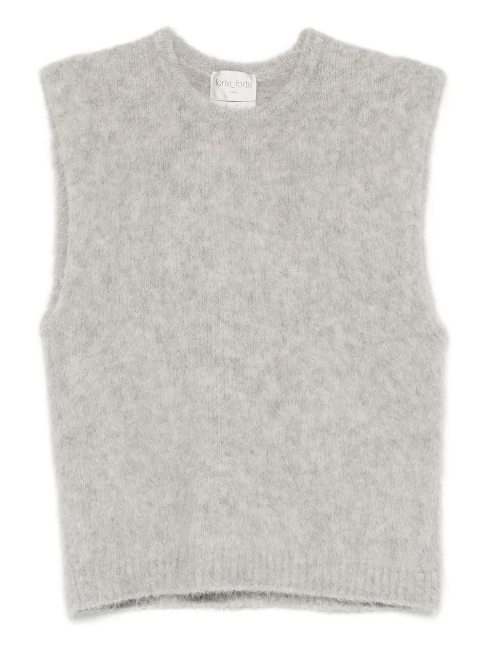 sleeveless knit tank top - 1