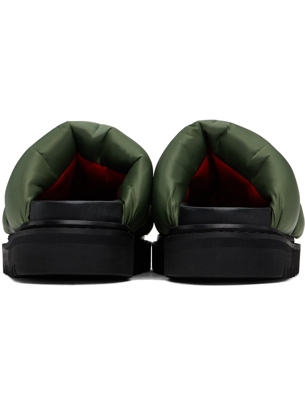 Green Nylon Slippers - 2