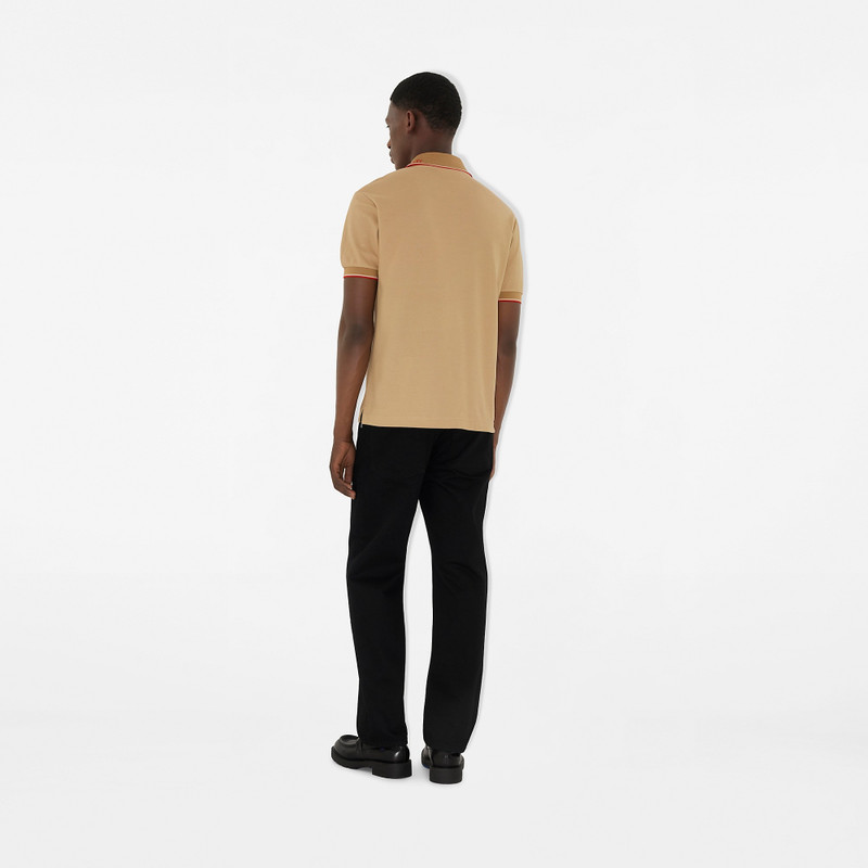 Logo Collar Cotton Polo Shirt 5