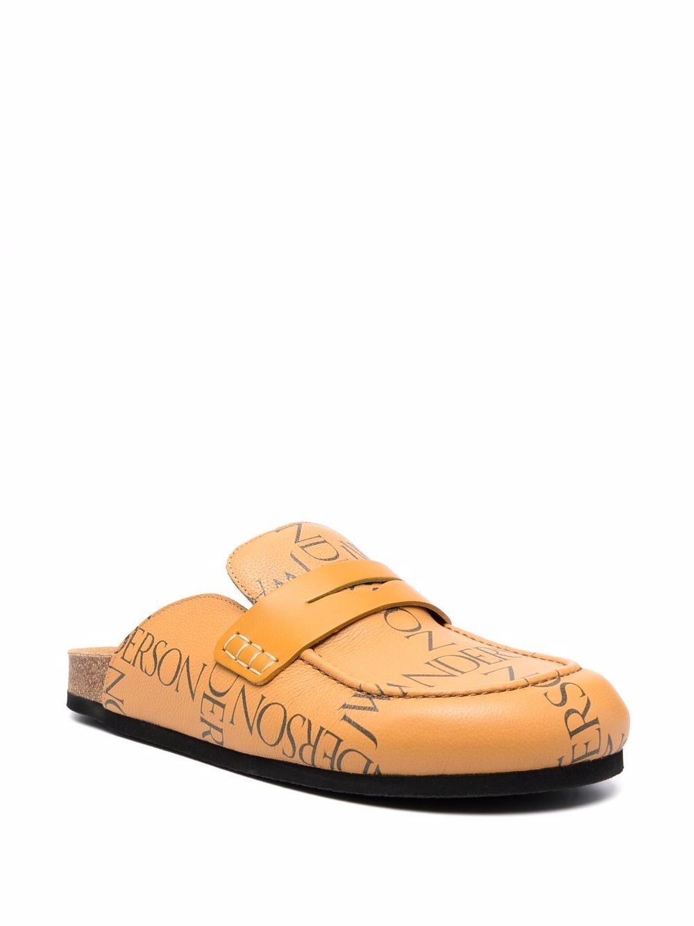 all-over logo print loafers - 2