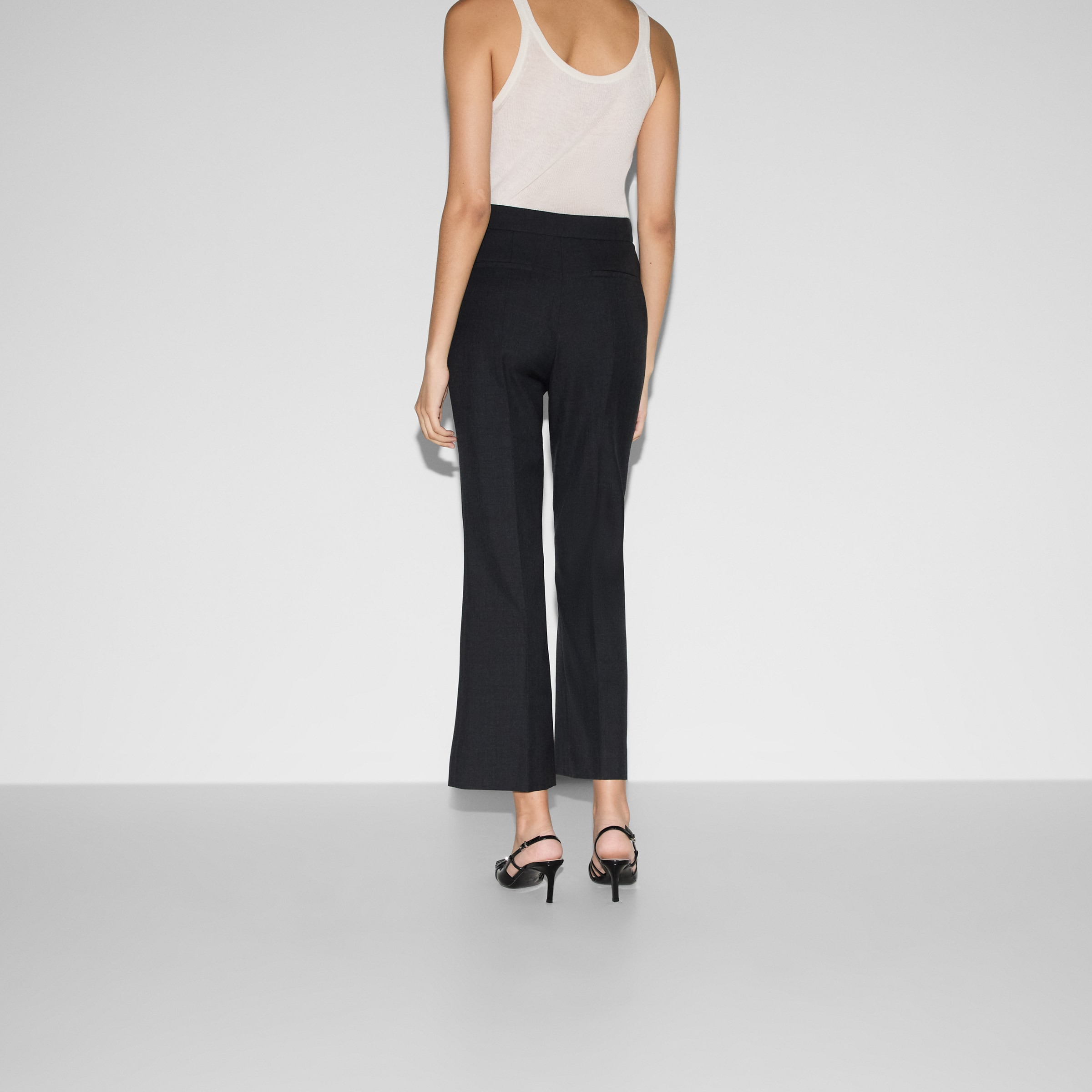 Wool gabardine pant - 4