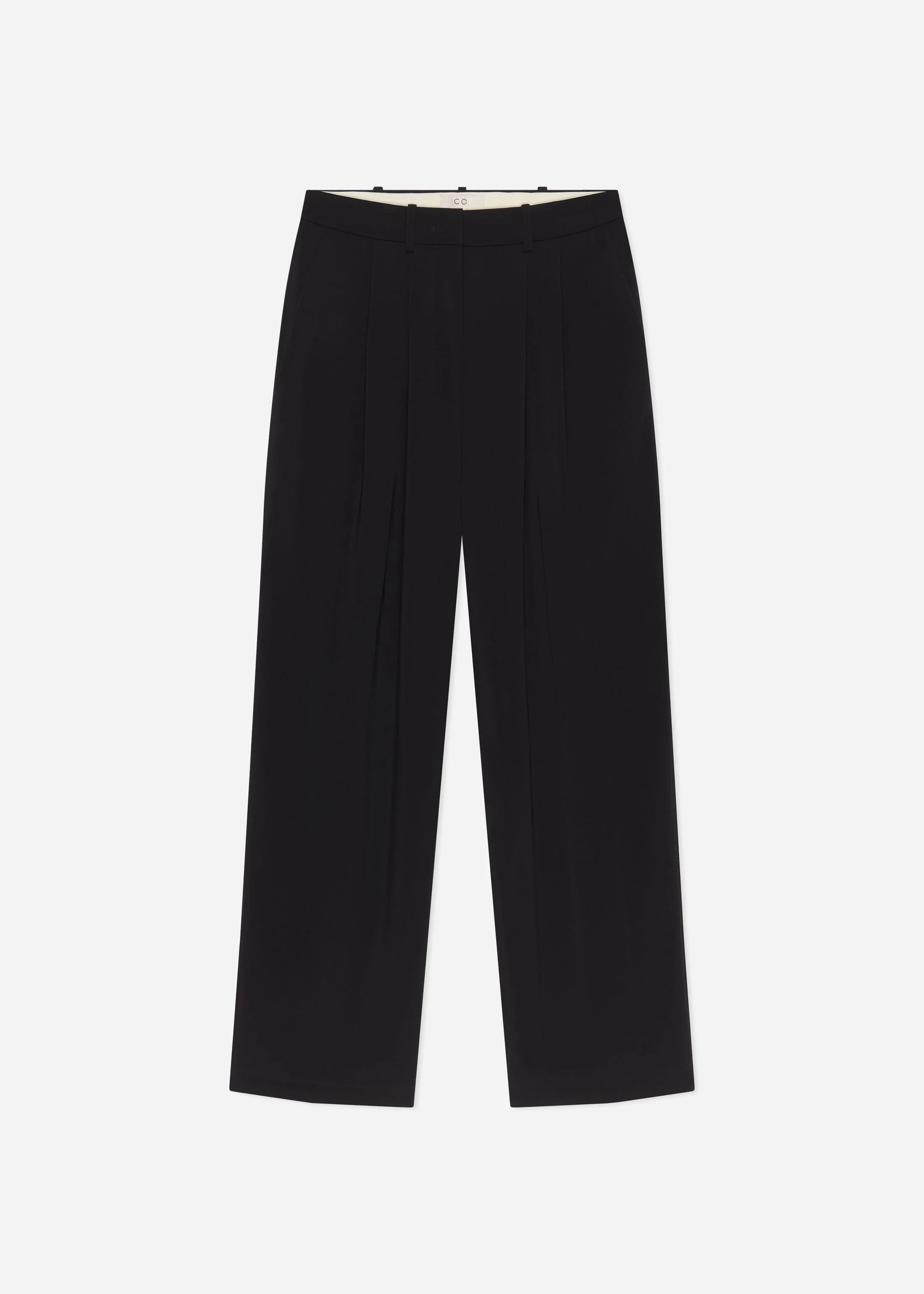 Pleat Front Trouser in Crepe - 1