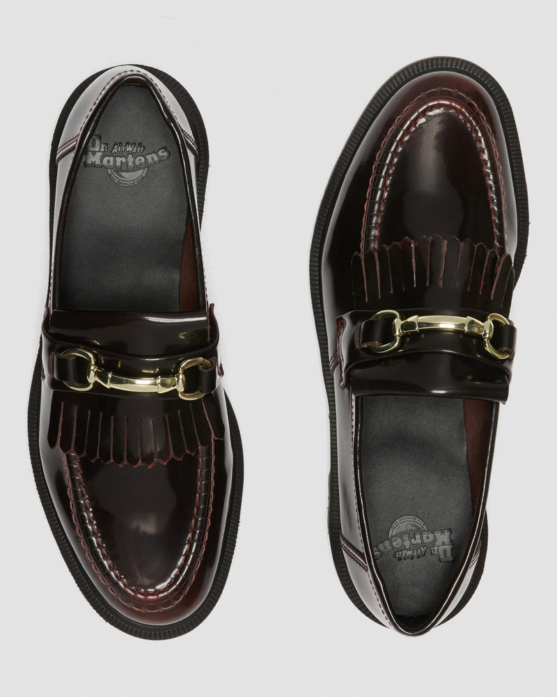 Dr. Martens Adrian Snaffle Smooth Leather Kiltie Loafers outlook
