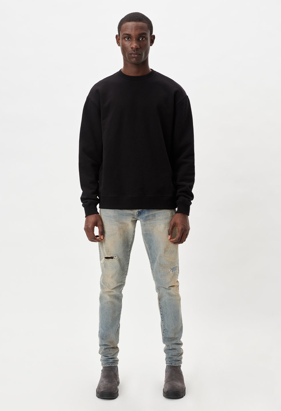 OVERSIZED CREWNECK PULLOVER - 3