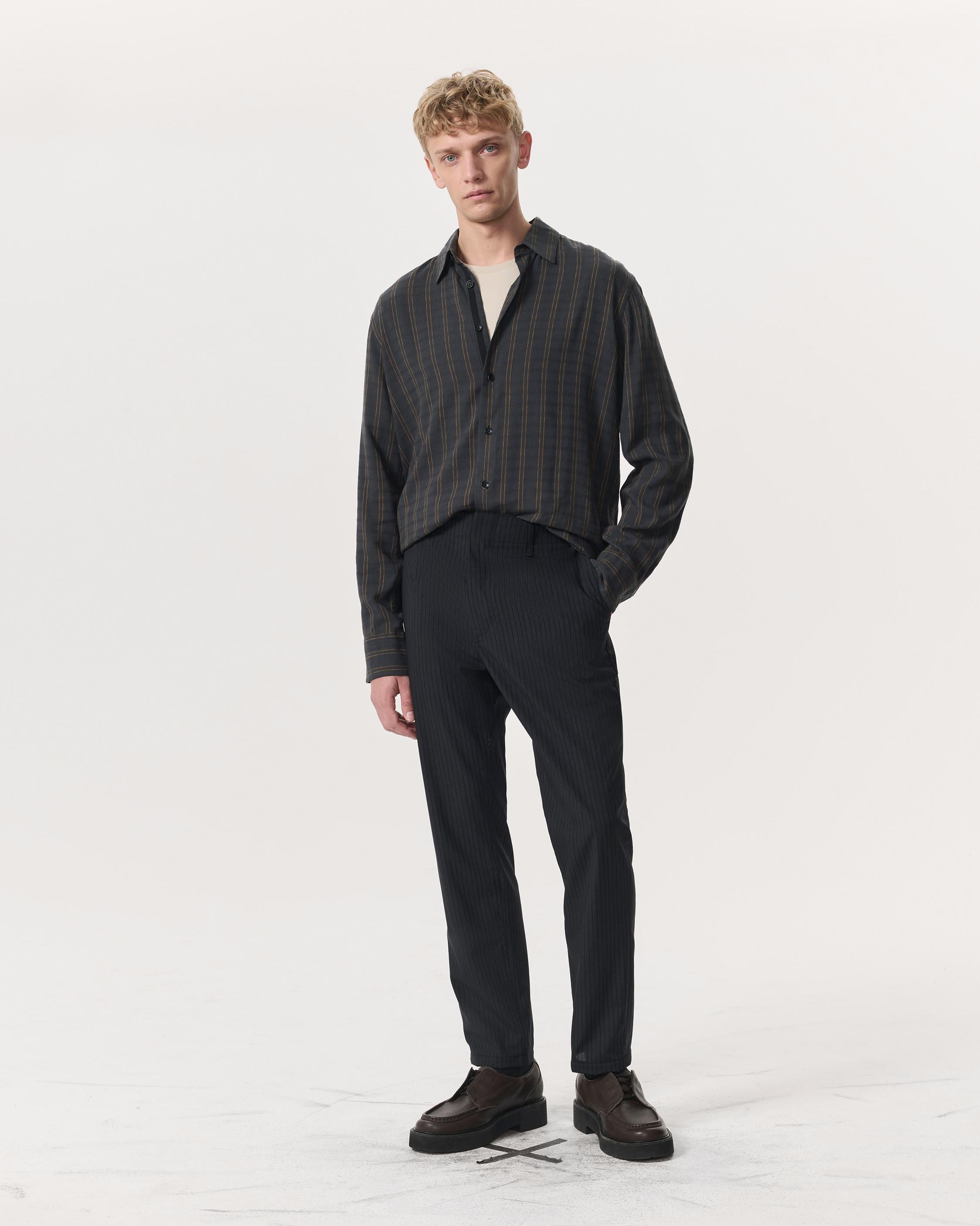 Dalton Dobby Plaid Shirt - 4