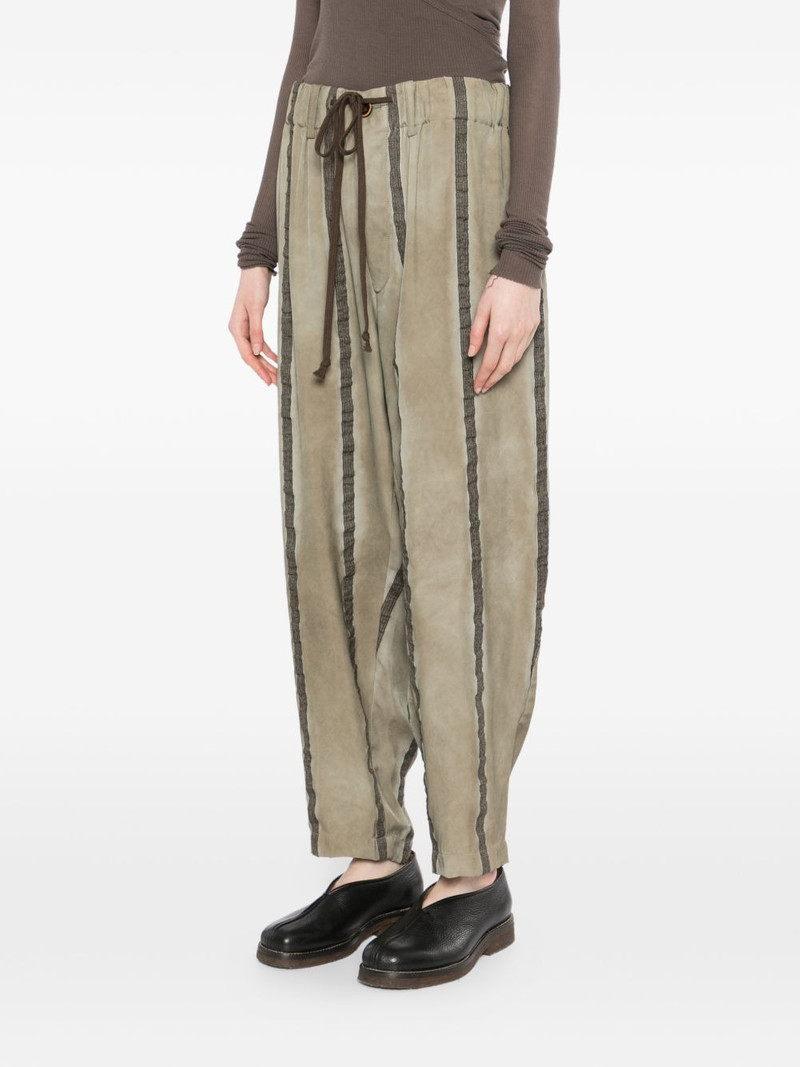 striped tapered trousers 3